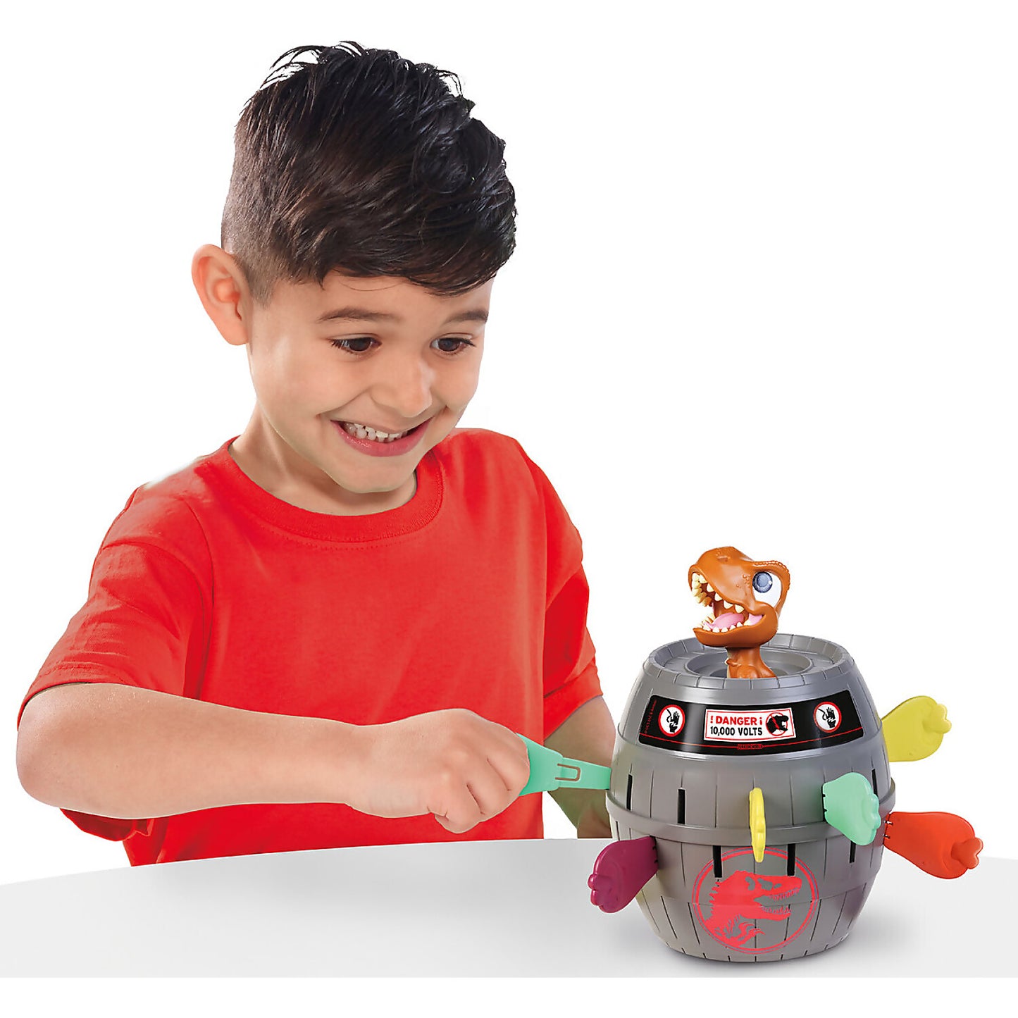 Tomy -  Games - Jurassic World Pop Up T.rex Game
