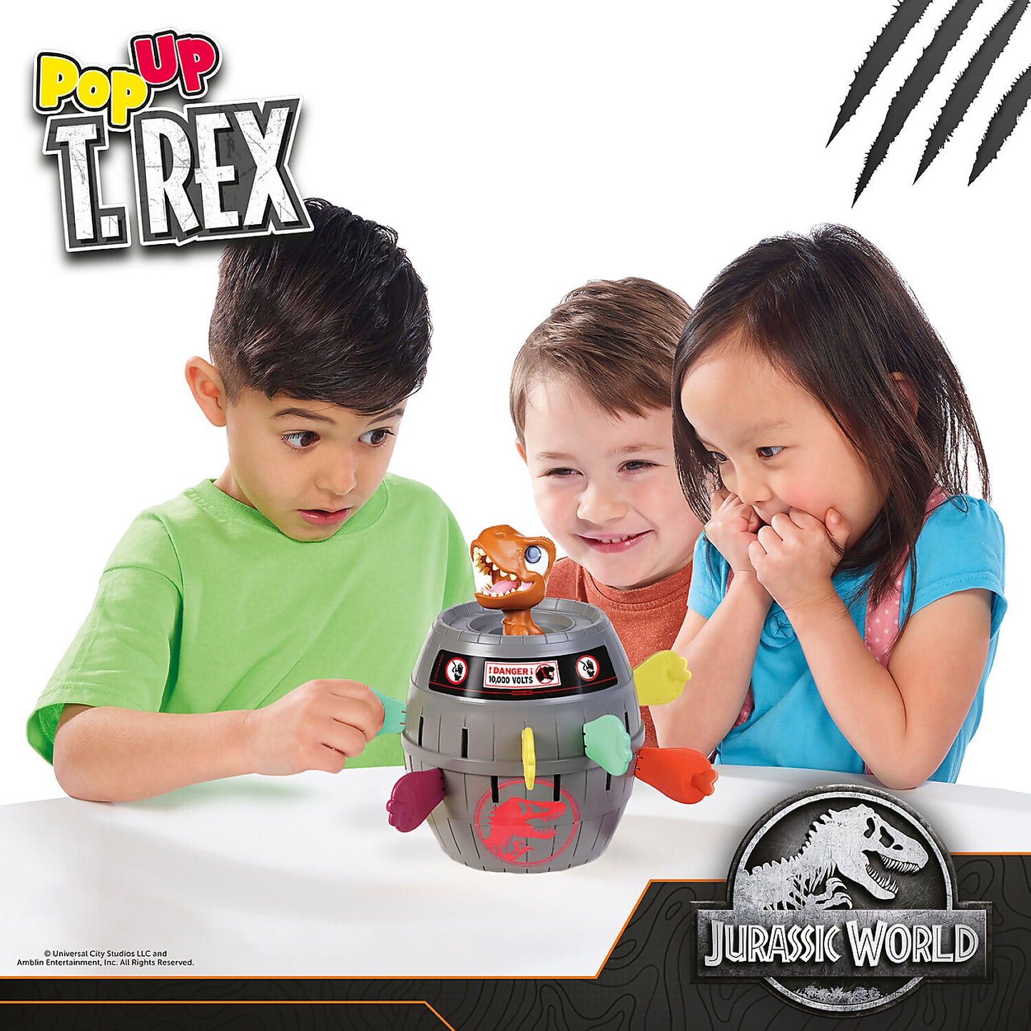 Tomy -  Games - Jurassic World Pop Up T.rex Game