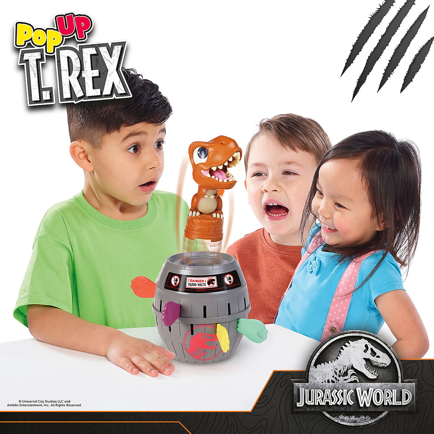 Tomy -  Games - Jurassic World Pop Up T.rex Game