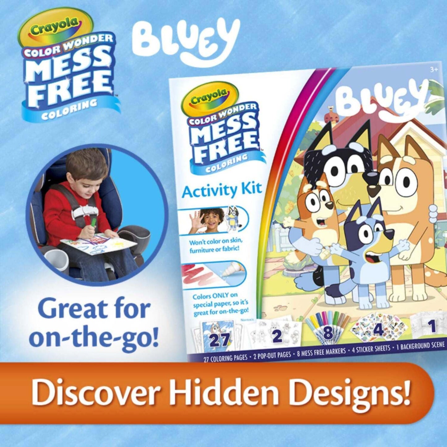 Crayola - Bluey Color Wonder Activity Kit