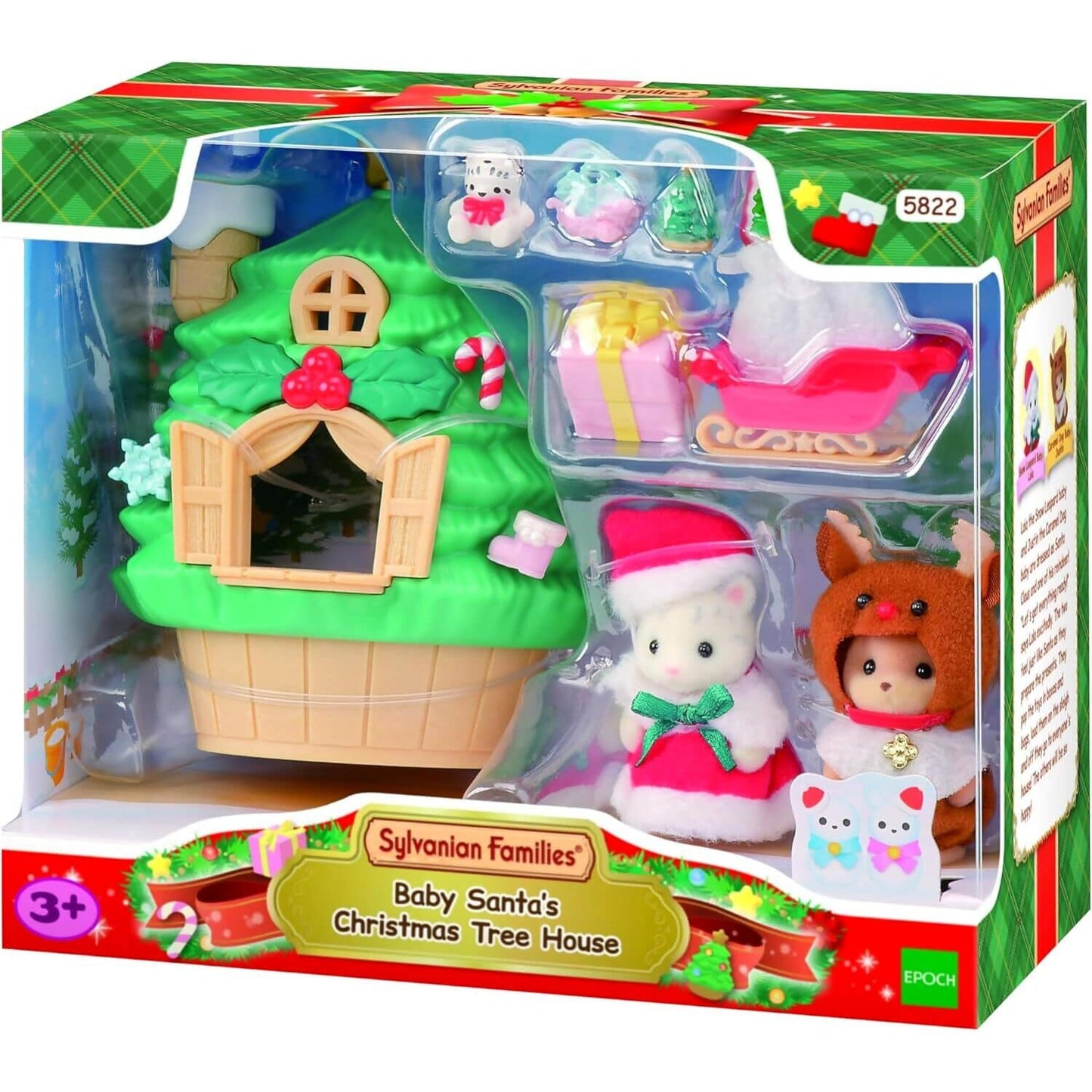 Sylvanian Families - Baby Santa's Christmas Tree House