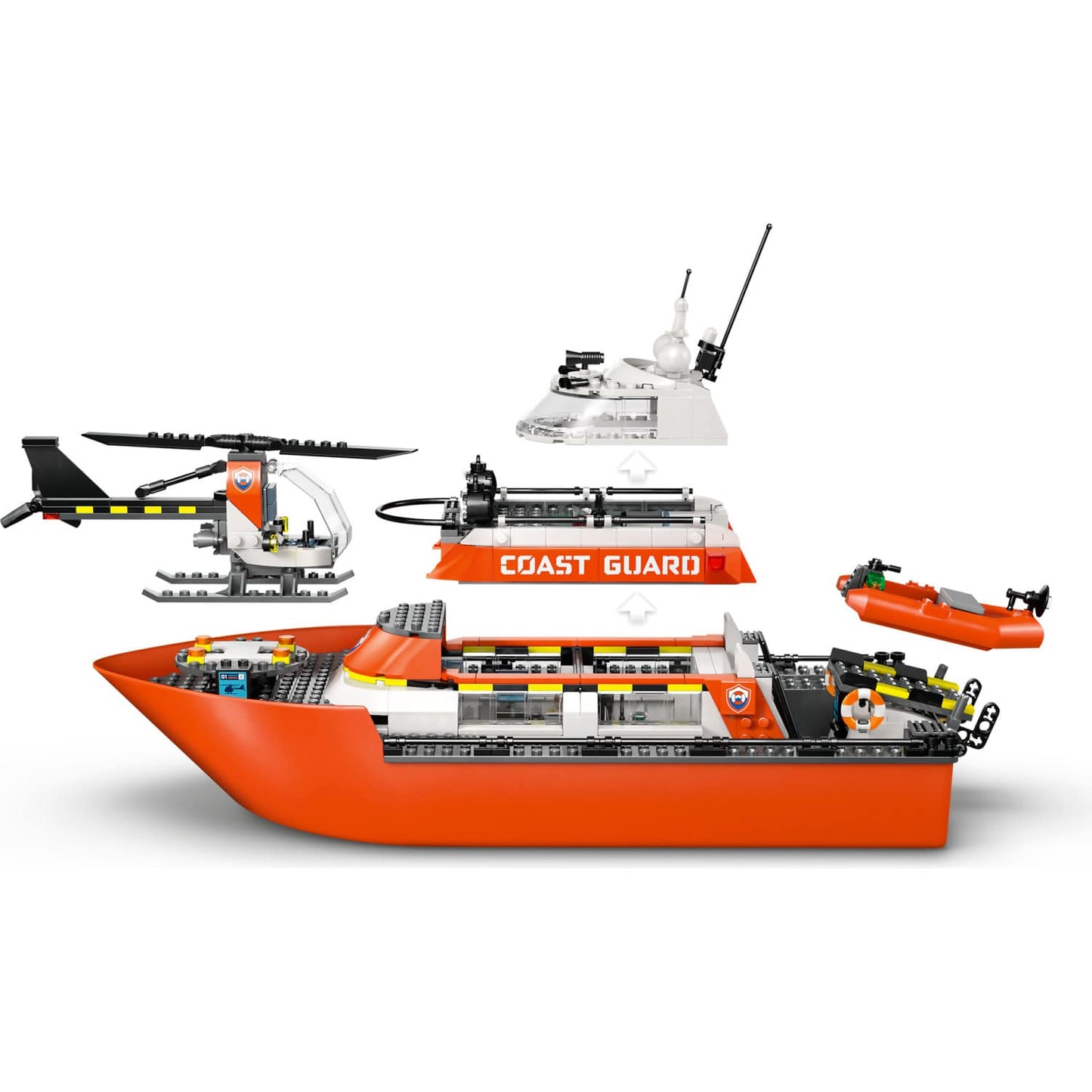 LEGO 60504 Coast Guard Rescue Boat & Helicopter - City