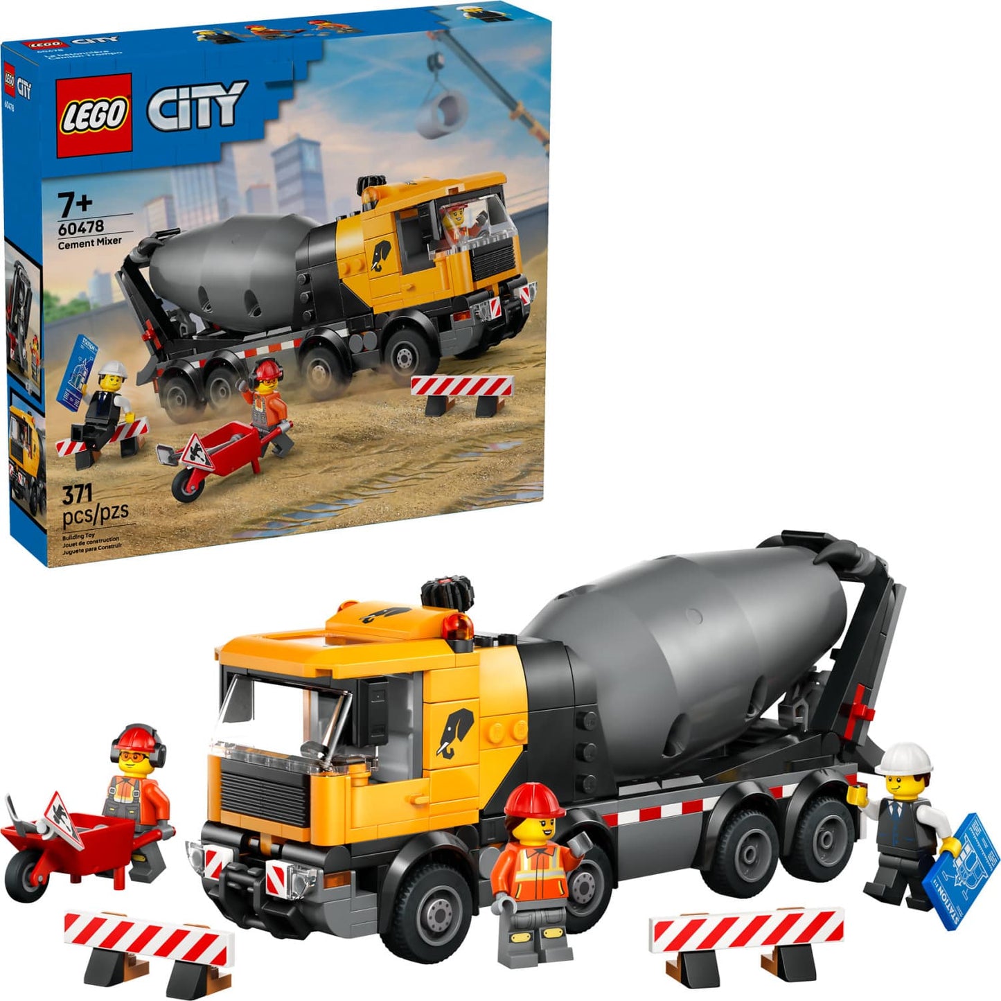 LEGO 60478 Cement Mixer - City