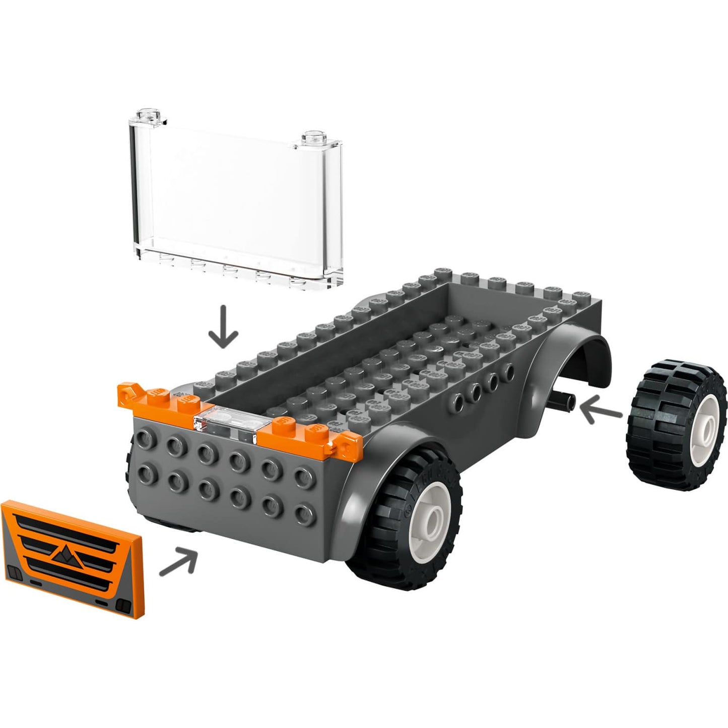 LEGO 60491 Motorcycle Transporter - City 4+