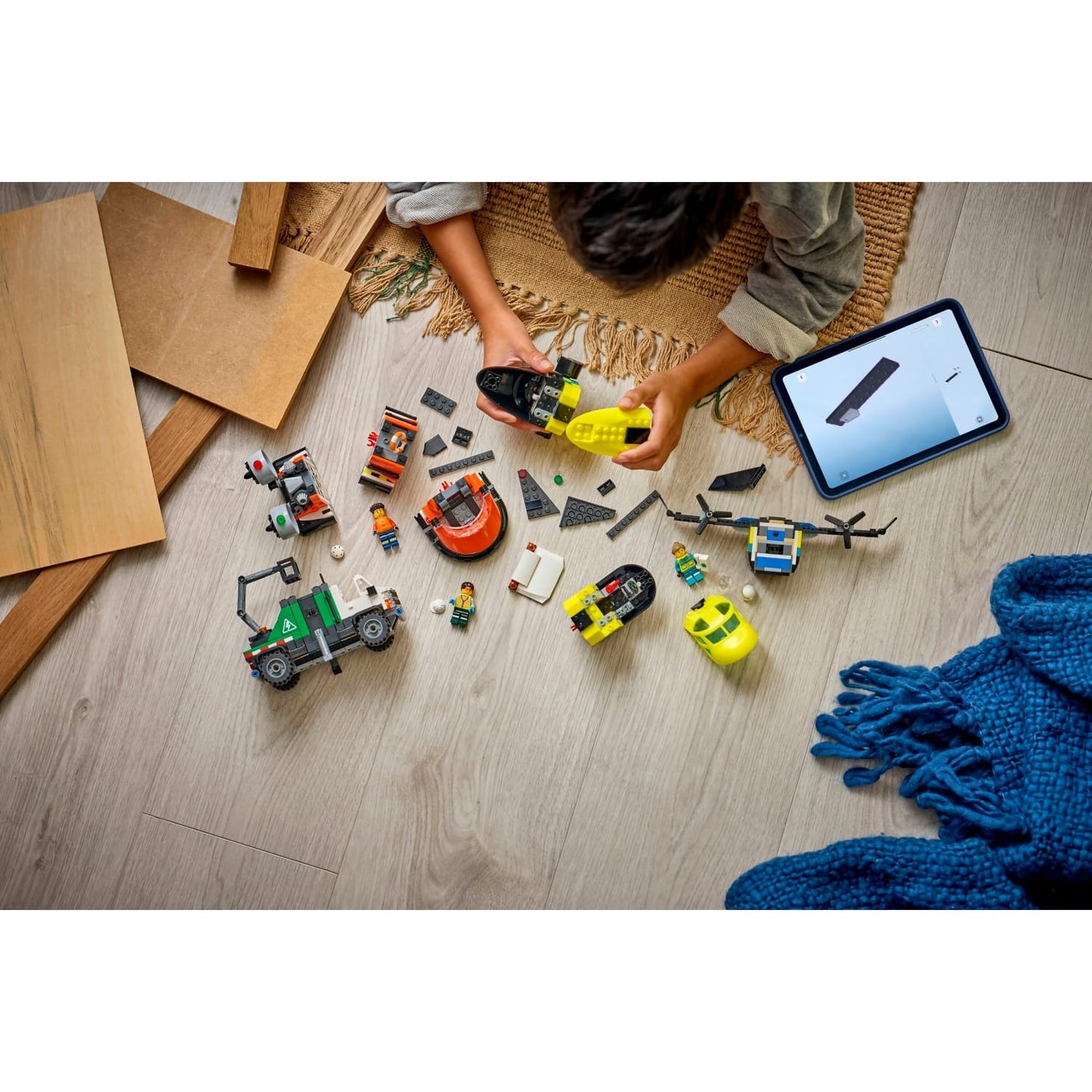 LEGO 60505 Airplane Service Truck & Hovercraft Remix - City