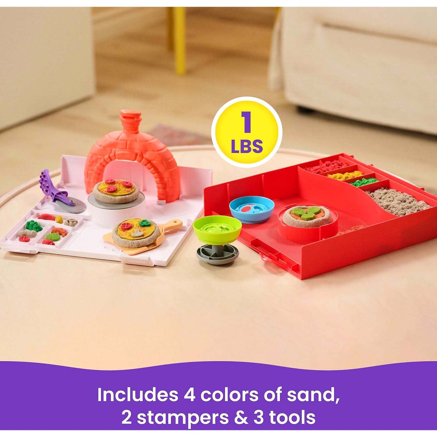 Kinectic Sand - Squish Pizza