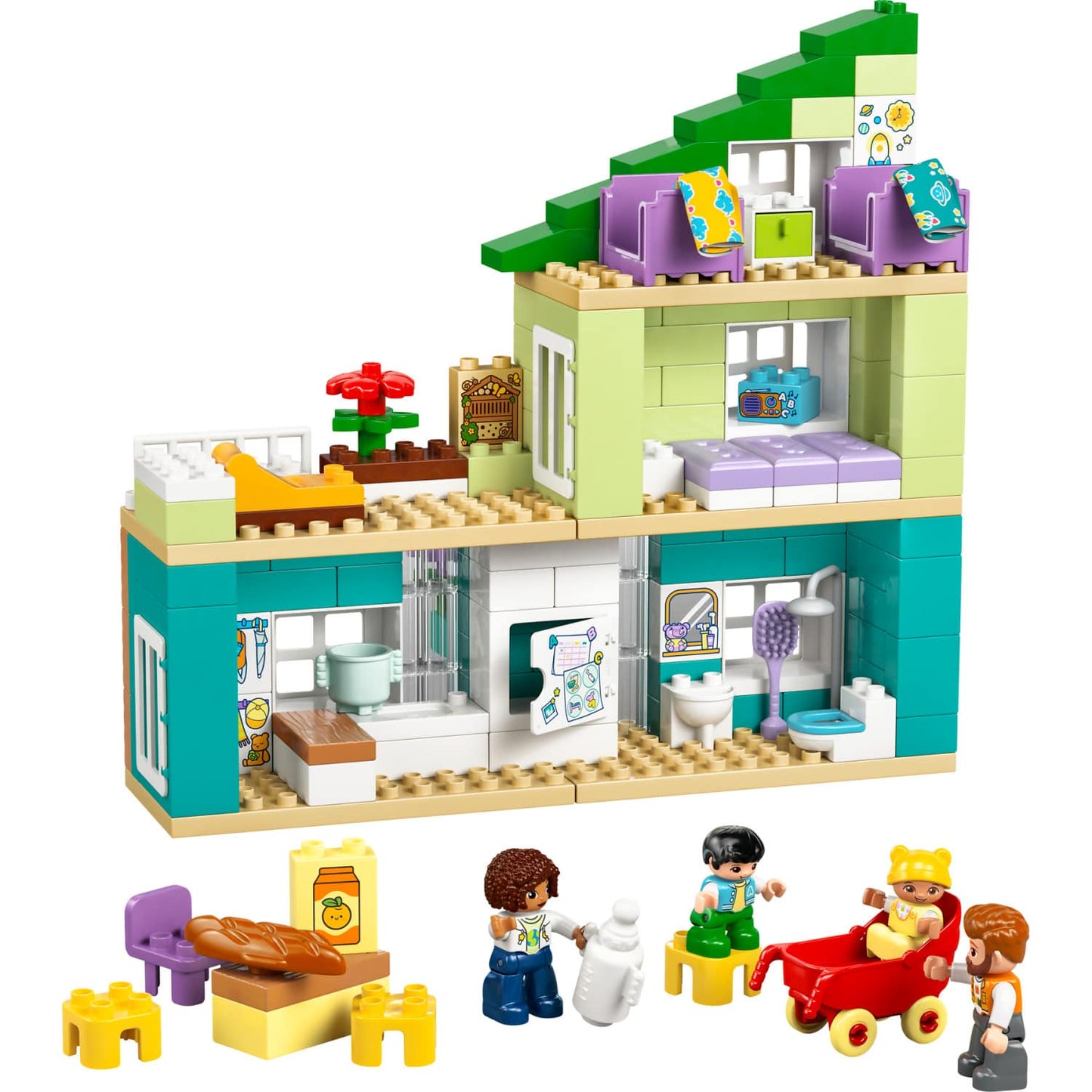 LEGO 10470 3 in 1 Modern Family House with Figures - Duplo