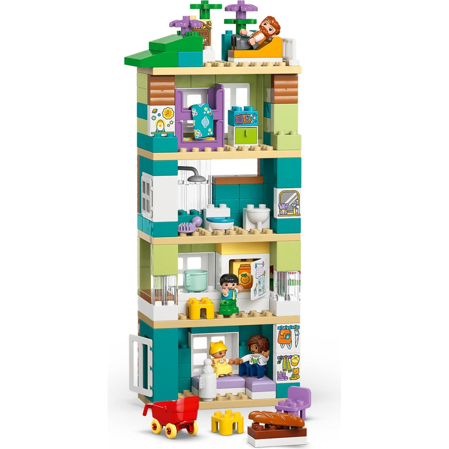LEGO 10470 3 in 1 Modern Family House with Figures - Duplo