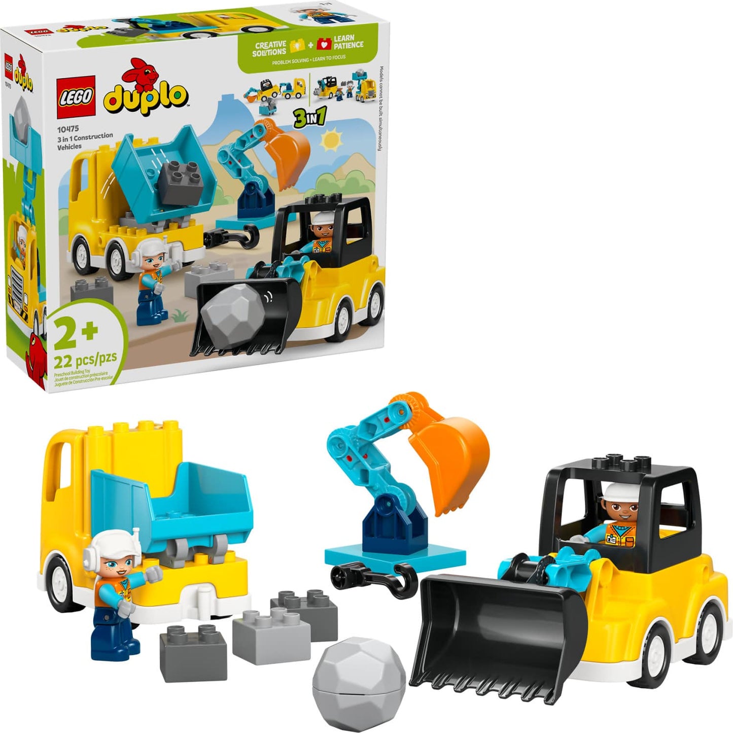 LEGO 10475 3 in 1 Construction Vehicles - Duplo