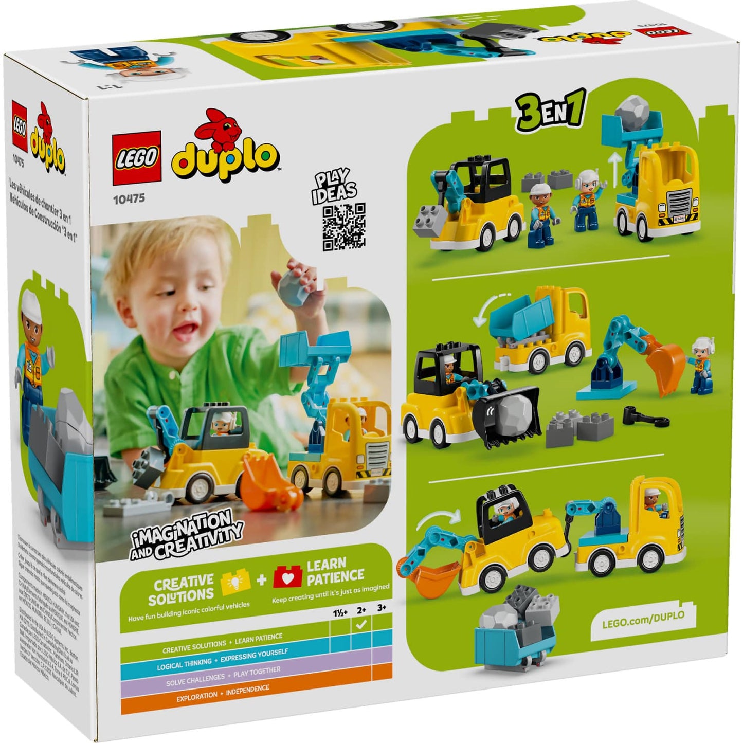 LEGO 10475 3 in 1 Construction Vehicles - Duplo
