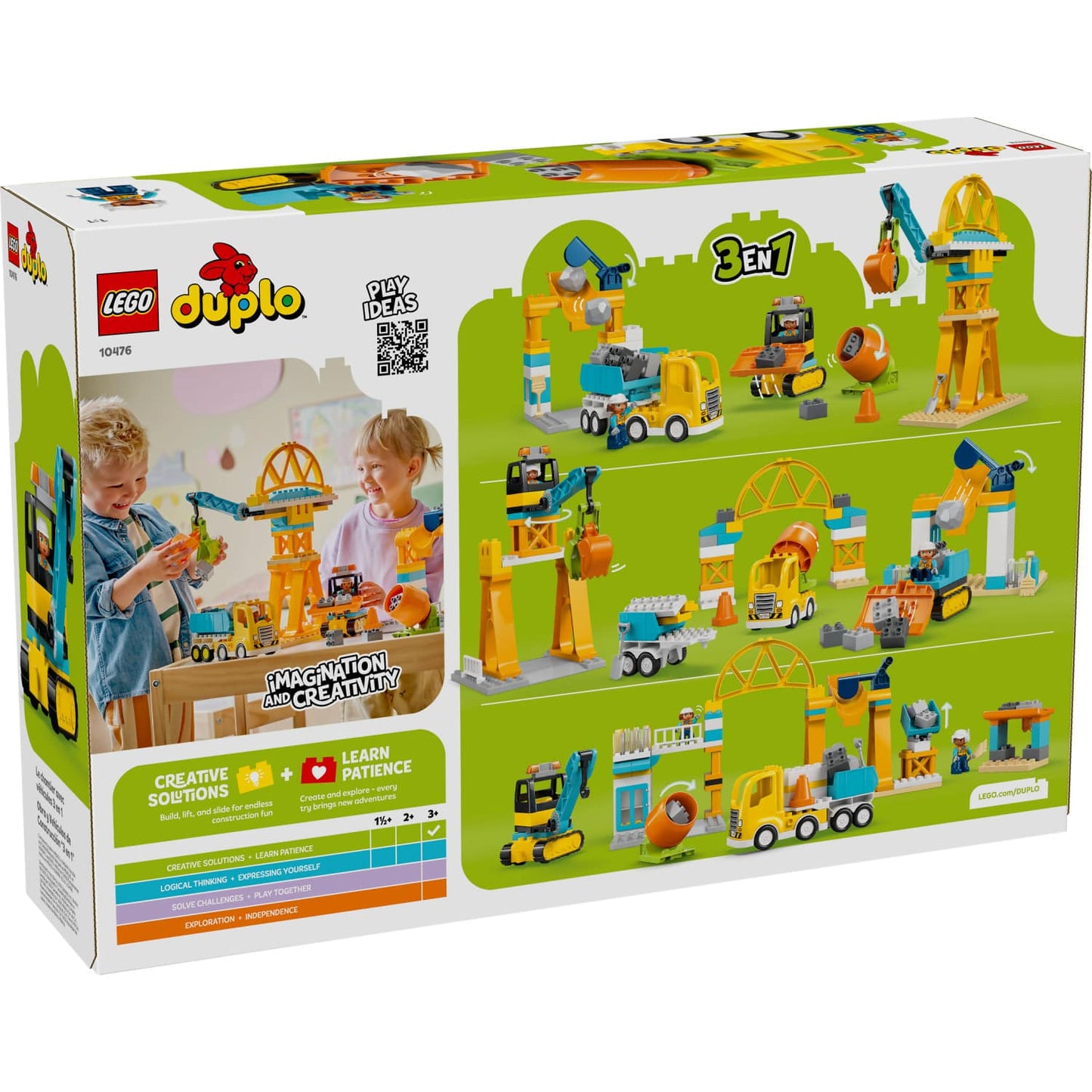 LEGO 10476 3 in 1 Construction Site and Vehicles - Duplo