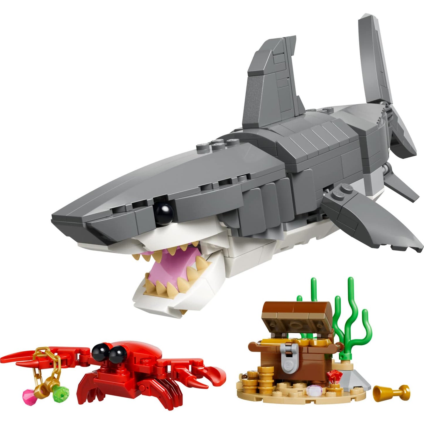 LEGO 31381 Fierce Shark with a Treasure Chest - Creator 3-in-1