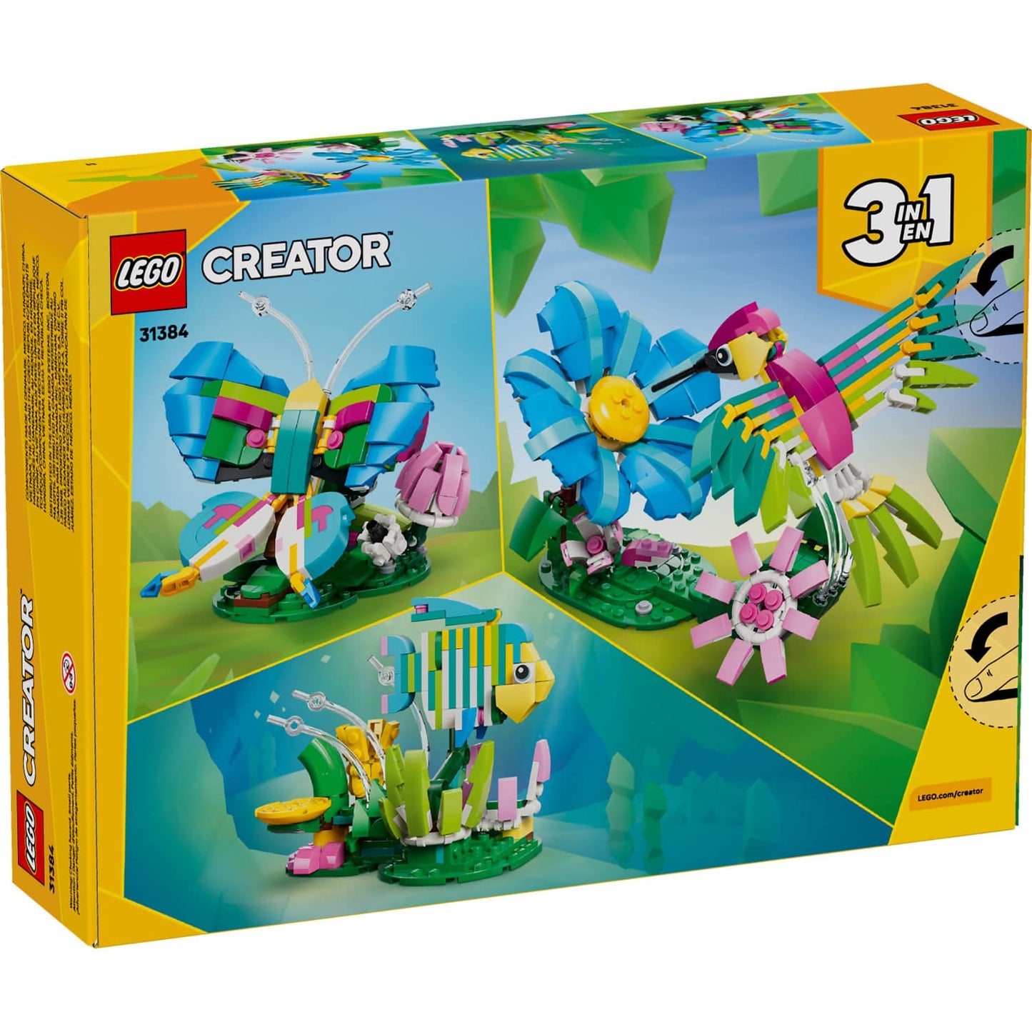 LEGO 31384 Wild Animals: Colorful Hummingbird - Creator 3-in-1
