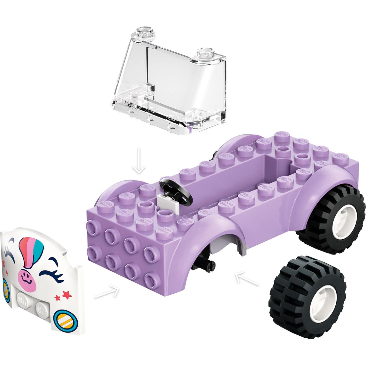 LEGO 42675 Unicorn Cake Delivery Car - Friends 4+