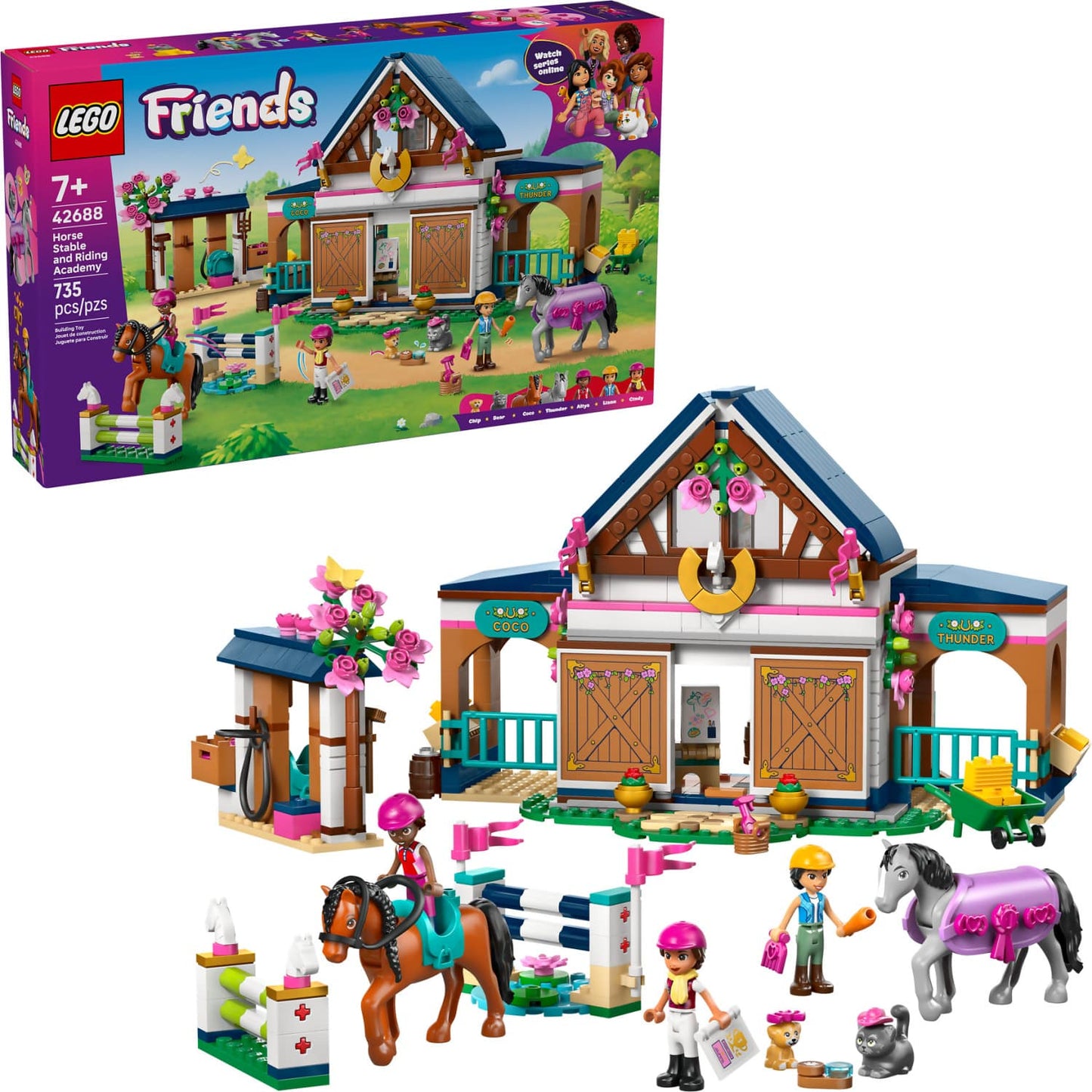 LEGO 42688 Horse Stable and Riding Academy - Friends