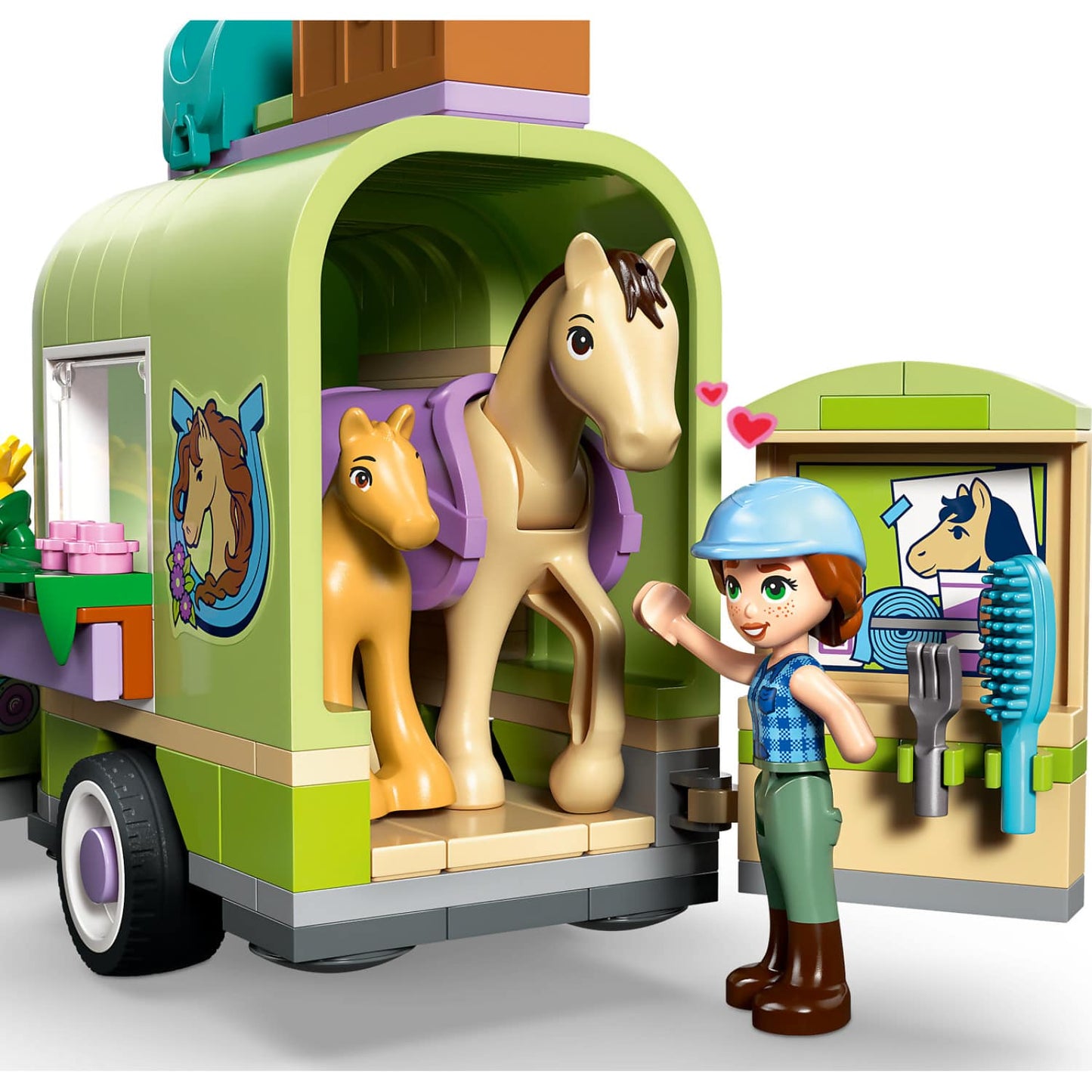 LEGO 42695 Horse & Baby Foal Trailer - Friends