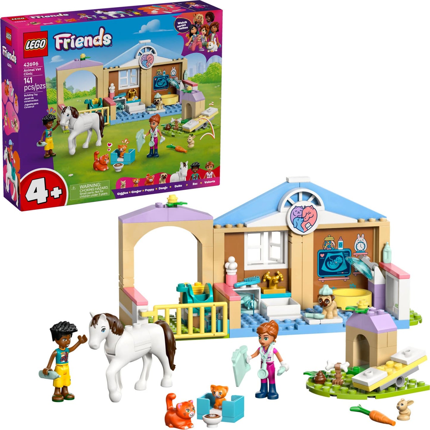 LEGO 42696 Animal Vet Clinic - Friends 4+