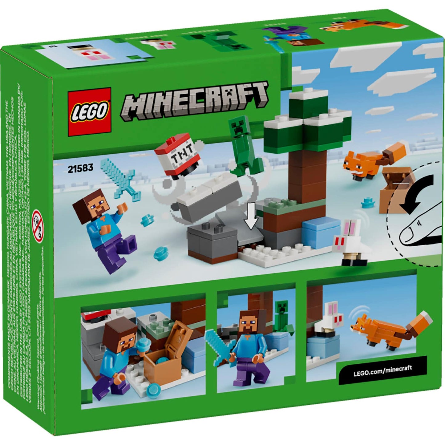 LEGO 21583 Steve's Taiga Adventure - Minecraft