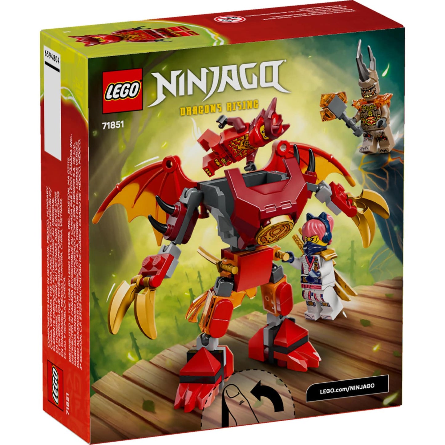 LEGO 71851 Kai's Dragon Mech Battle Pack - Ninjago
