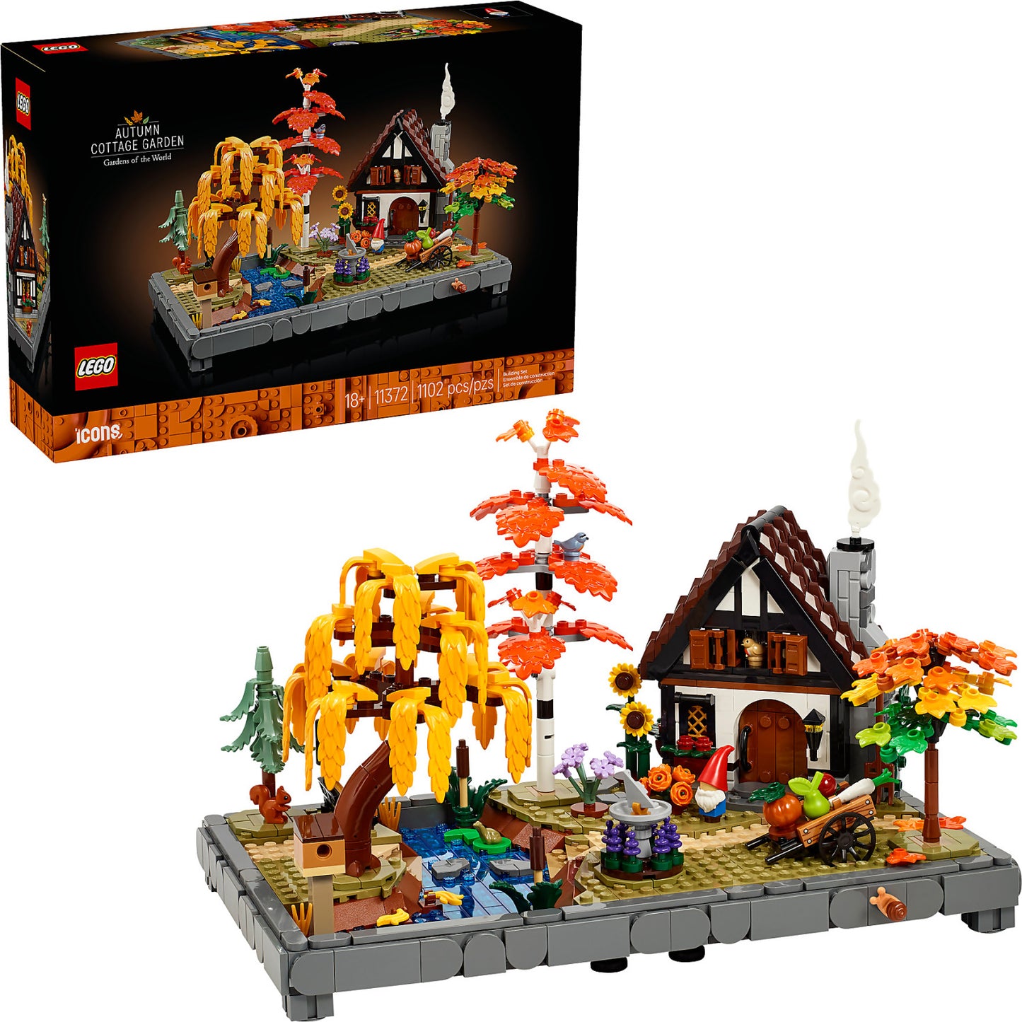 LEGO 11372 Autumn Cottage Garden - Icons