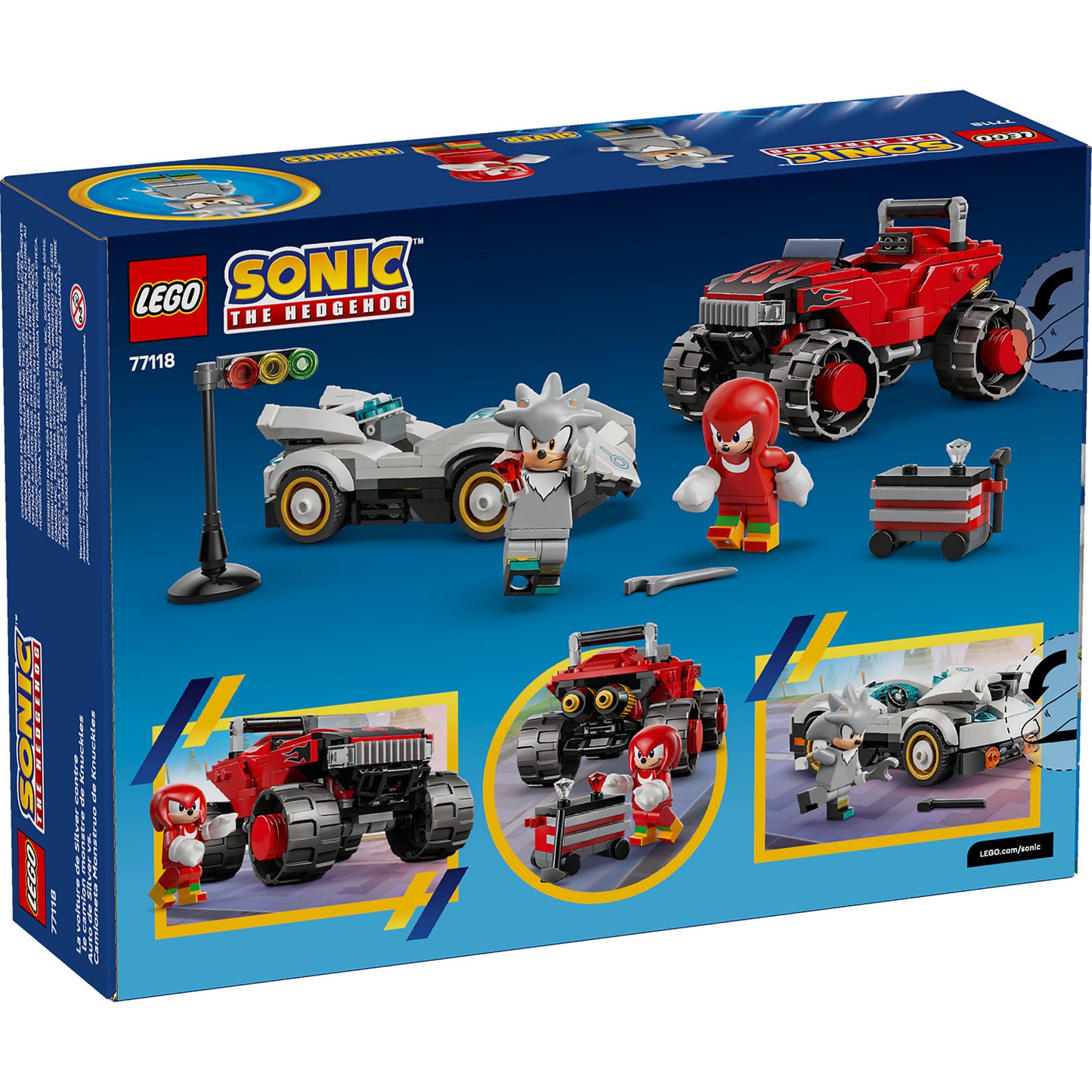 LEGO 77118 Silver's Car vs. Knuckles Monster Truck - Sonic the Hedgehog