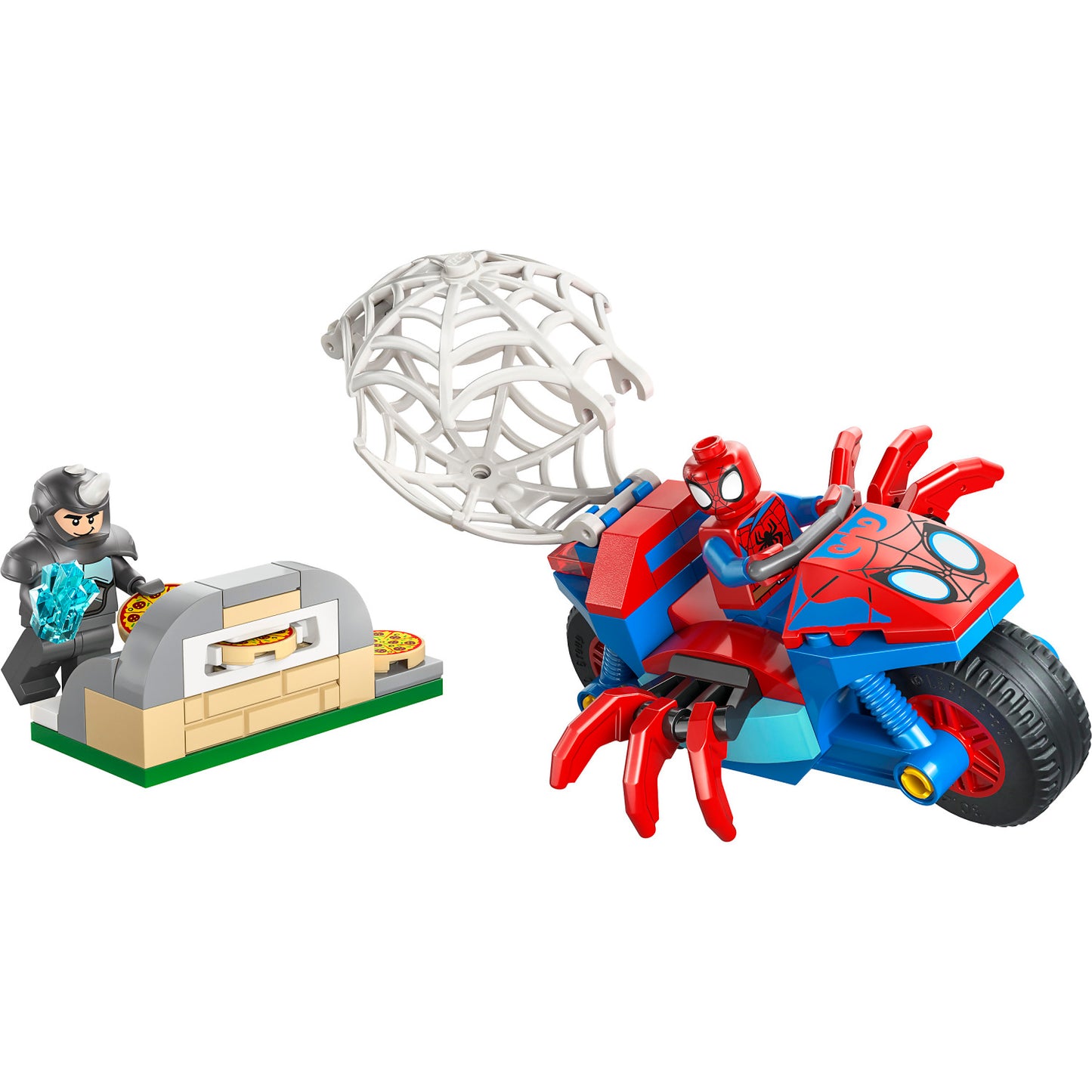 LEGO 11206 Spidey on his Motorcycle vs. Rhino - Marvel Super Heroes 4+