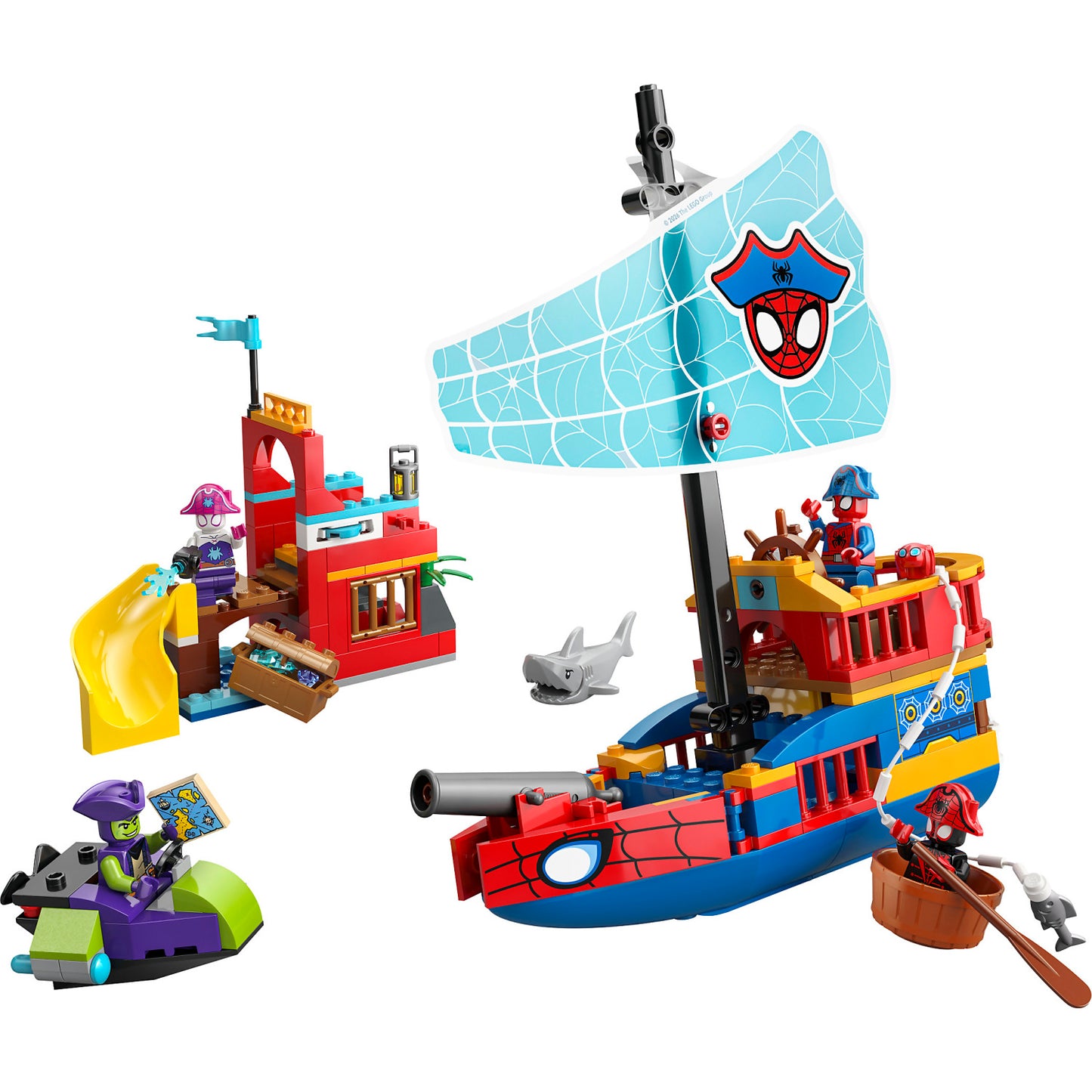 LEGO 11208 Team Spidey Pirate Ship - Marvel Super Heroes 4+