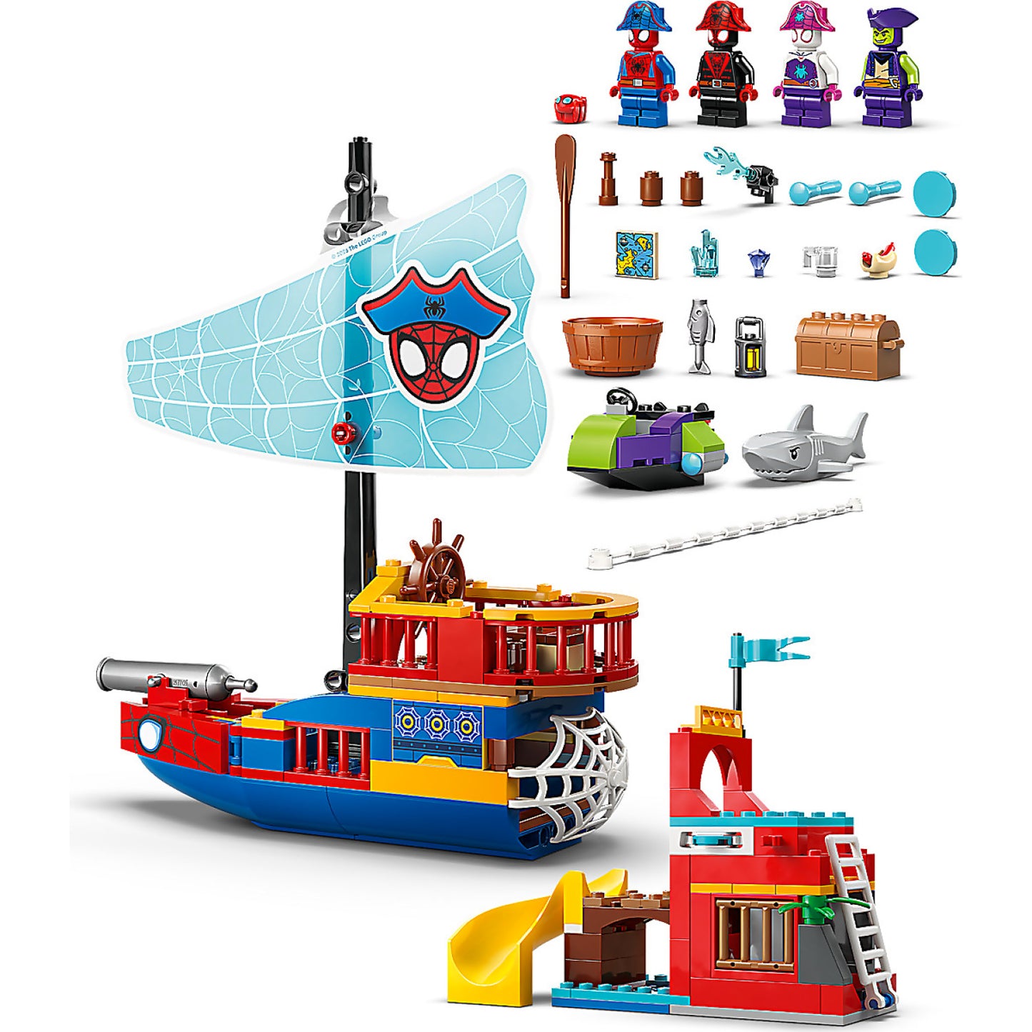 LEGO 11208 Team Spidey Pirate Ship - Marvel Super Heroes 4+