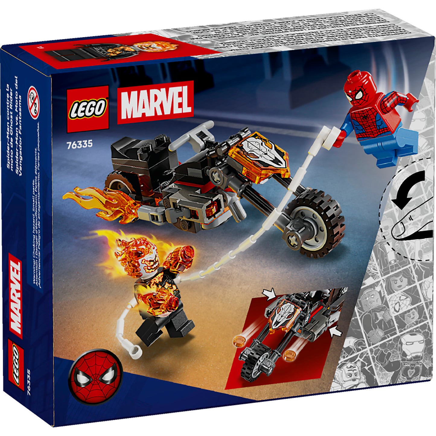LEGO 76335 Spider-Man vs. Ghost Rider Motorcycle - Marvel Super Heroes