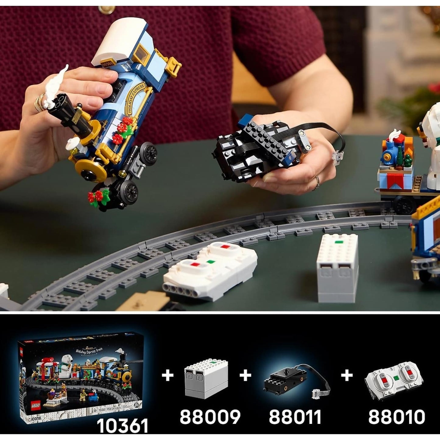 LEGO 10361 Holiday Express Train - Icons