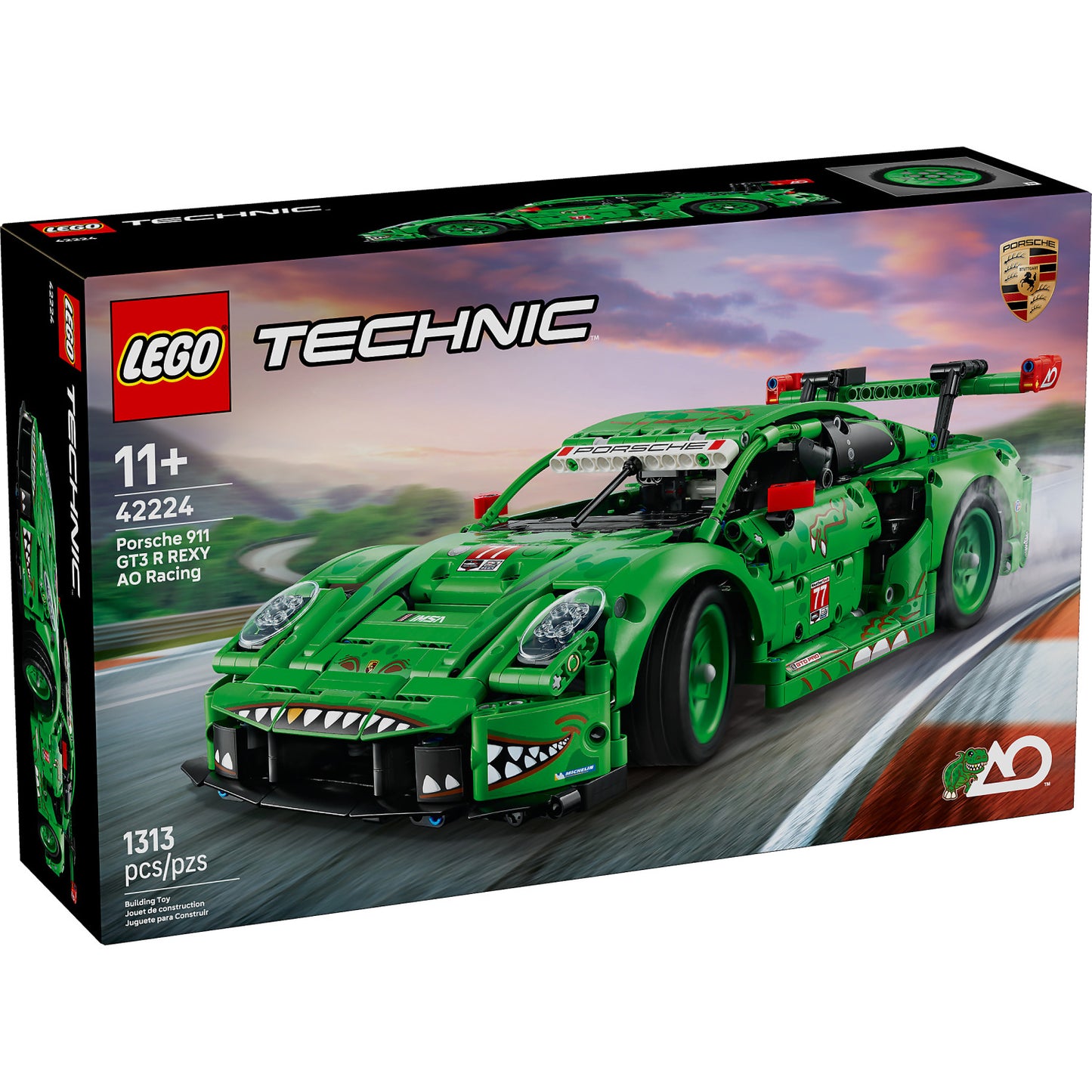 LEGO 42224 Porsche 911 GT3 R REXY AO Racing Car - Technic