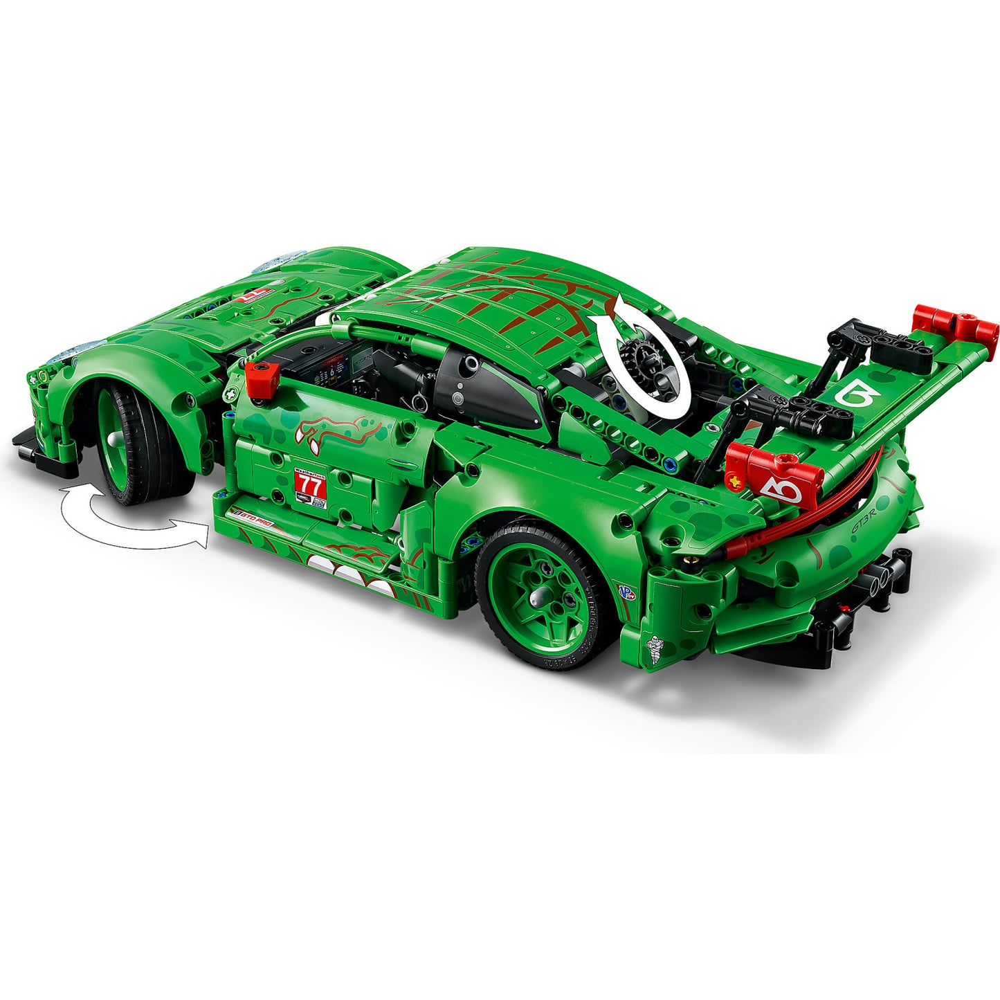 LEGO 42224 Porsche 911 GT3 R REXY AO Racing Car - Technic