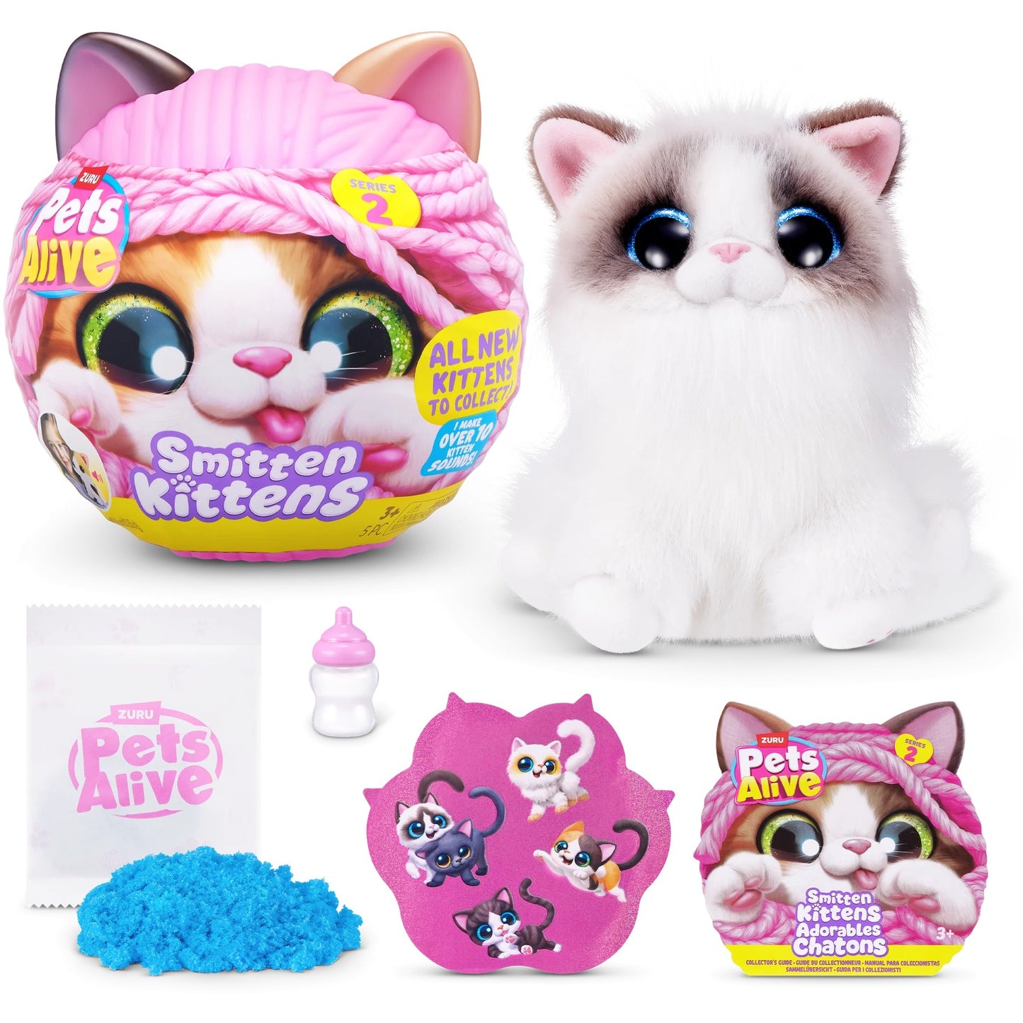 Zuru - Pets Alive Smitten Kittens Interactive Plush Series 2 Blind Box