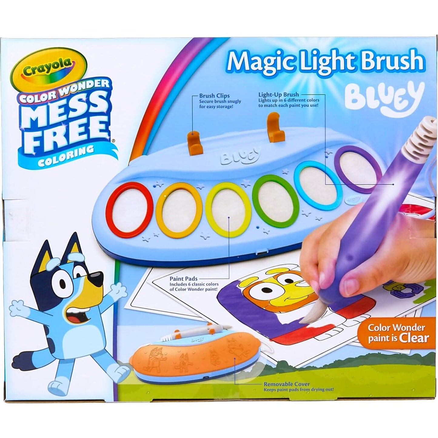 Crayola - Bluey Color Wonder Magic Light Brush