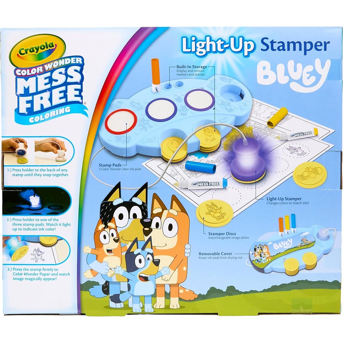 Crayola - Bluey Color Wonder Mess Free Light-Up Stamper