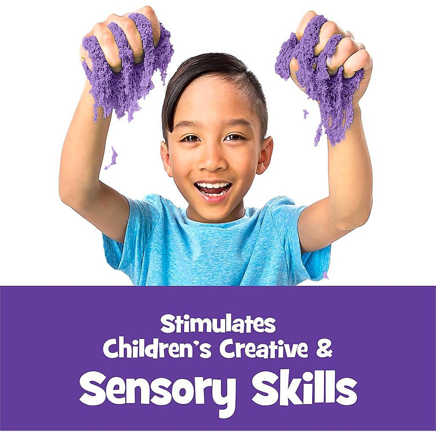 Kinetic Sand - Purple Sensory Play Sand - Spin Master