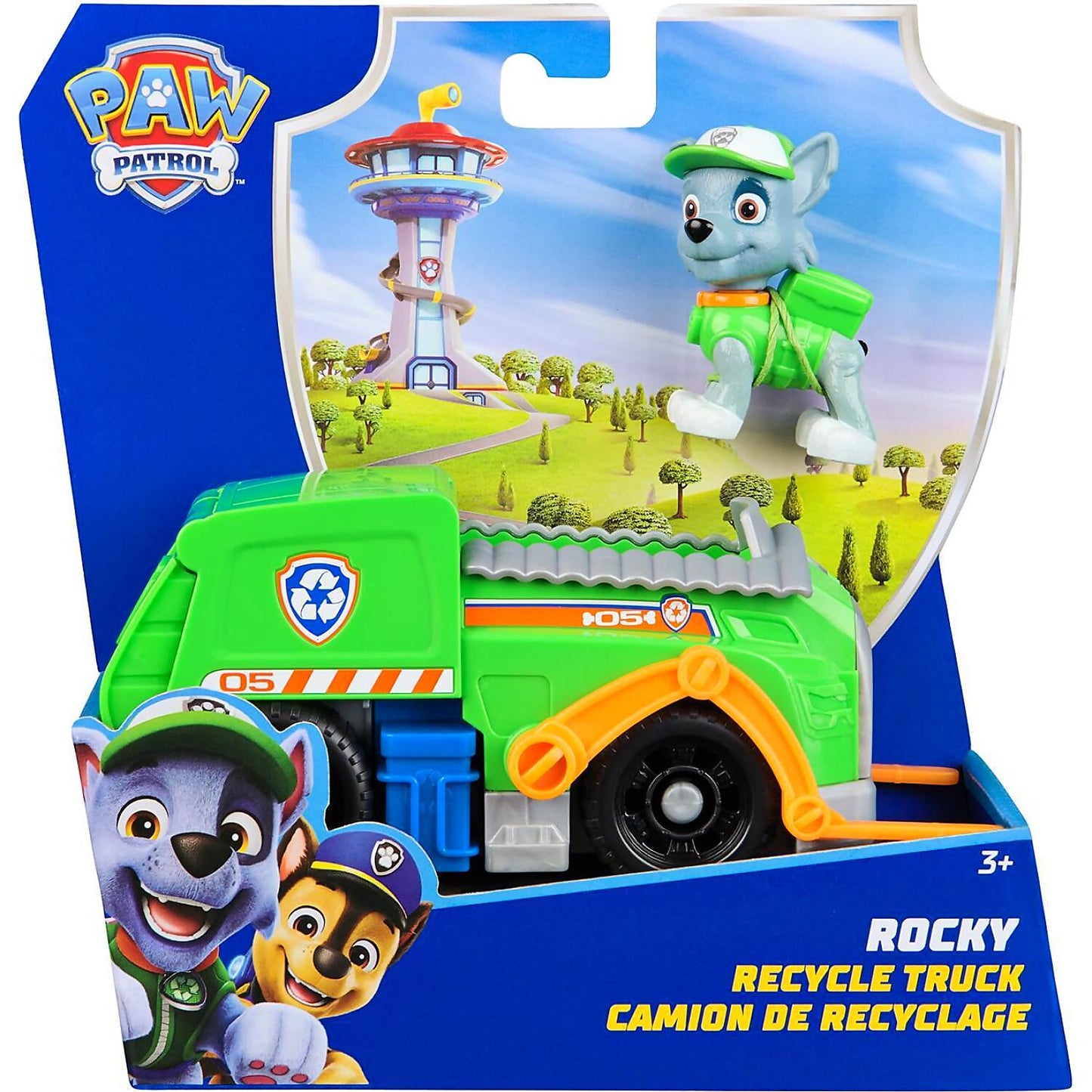 Paw Patrol - Rocky Recycle Truck Rescue Vehicle - Spin Master