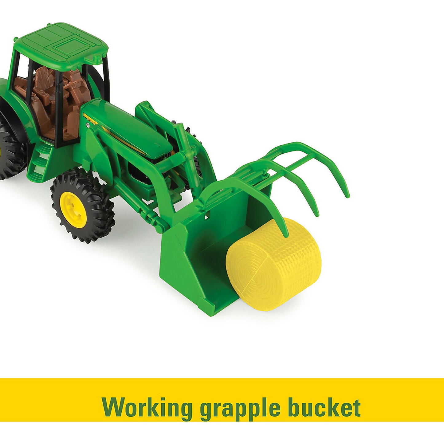 John Deere - 1:32 Scale Haying Set with Tractor Trailer Farm Animals