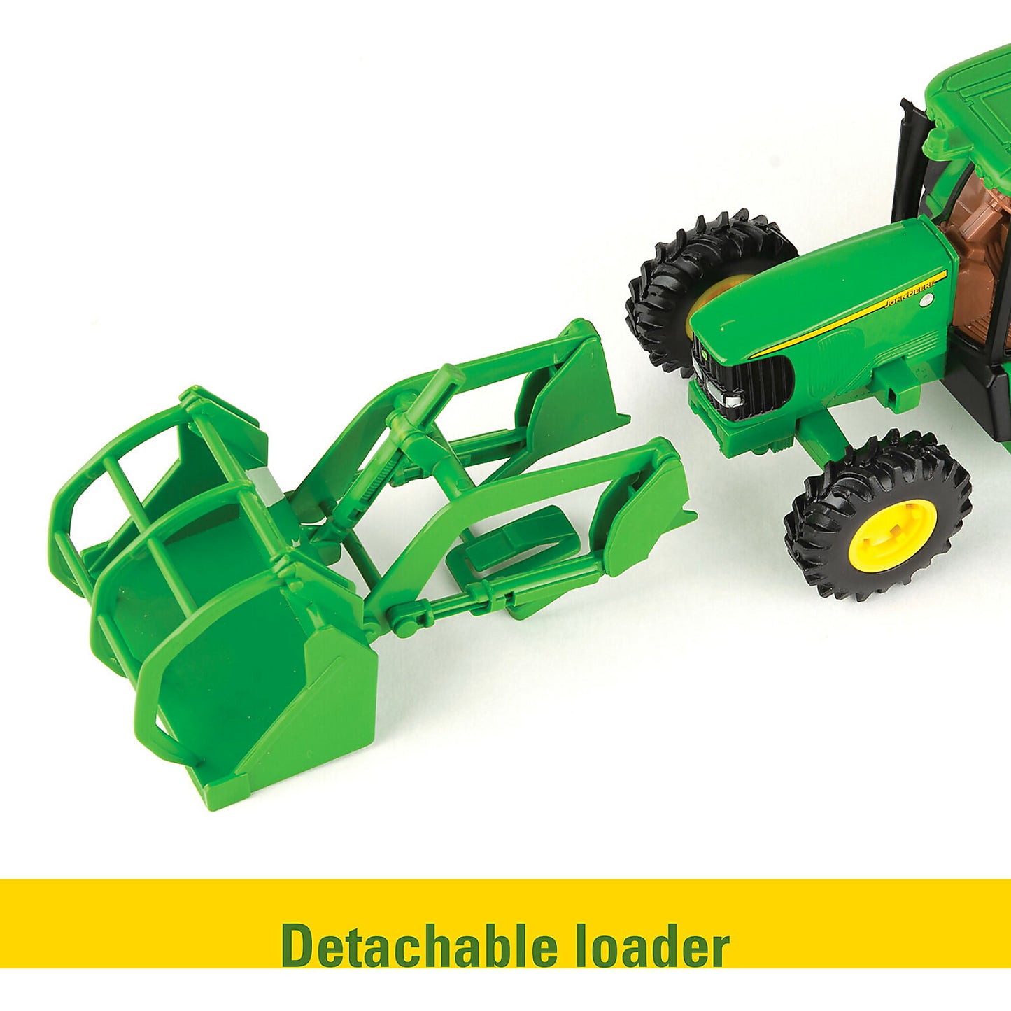 John Deere - 1:32 Scale Haying Set with Tractor Trailer Farm Animals