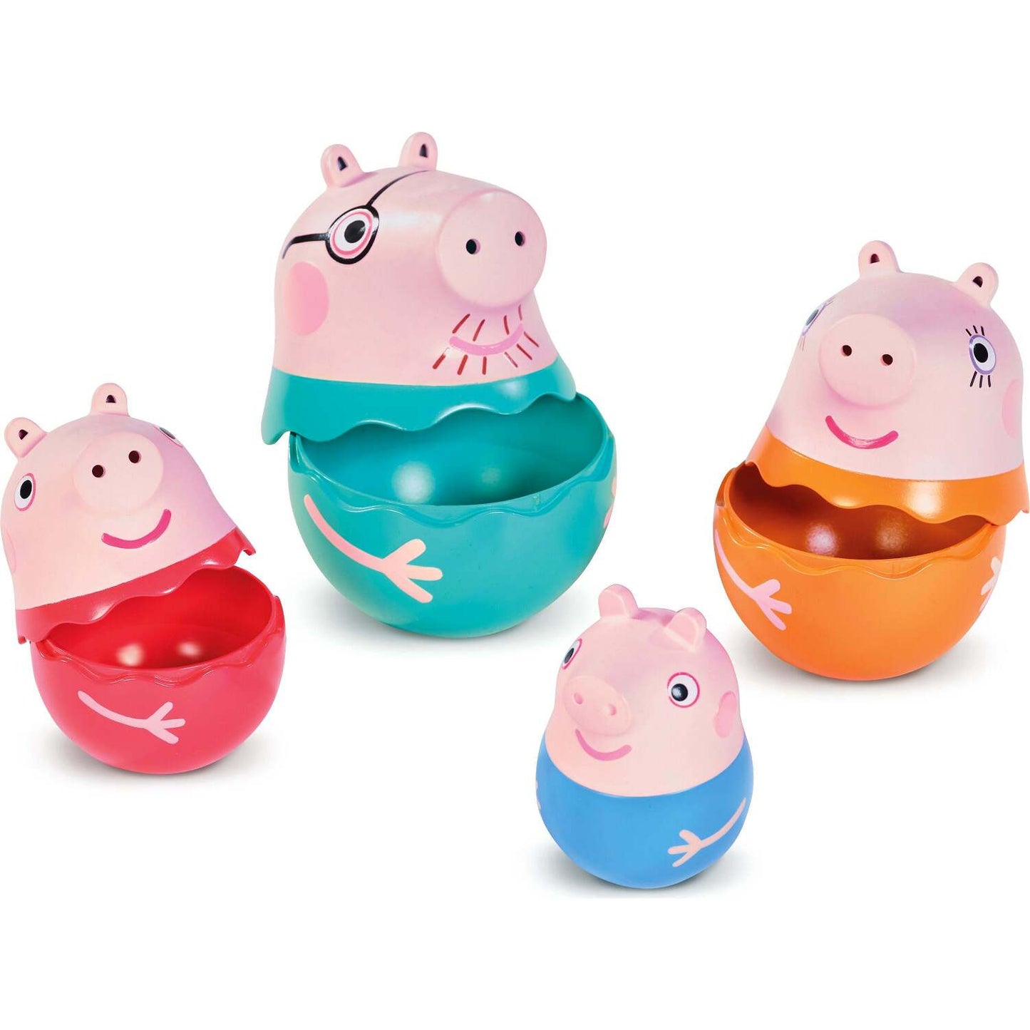TOMY -  Toomies - Peppa Pig Peppa's Nesting Family