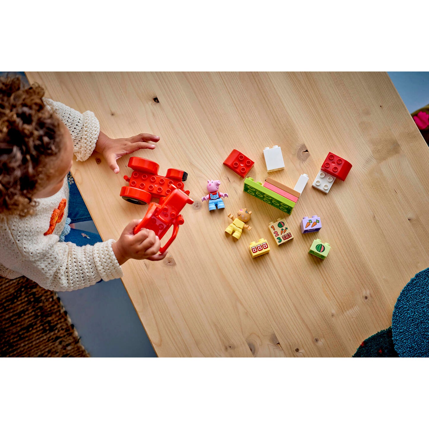 LEGO 10468 Peppa Pig Tractor and Market - Duplo
