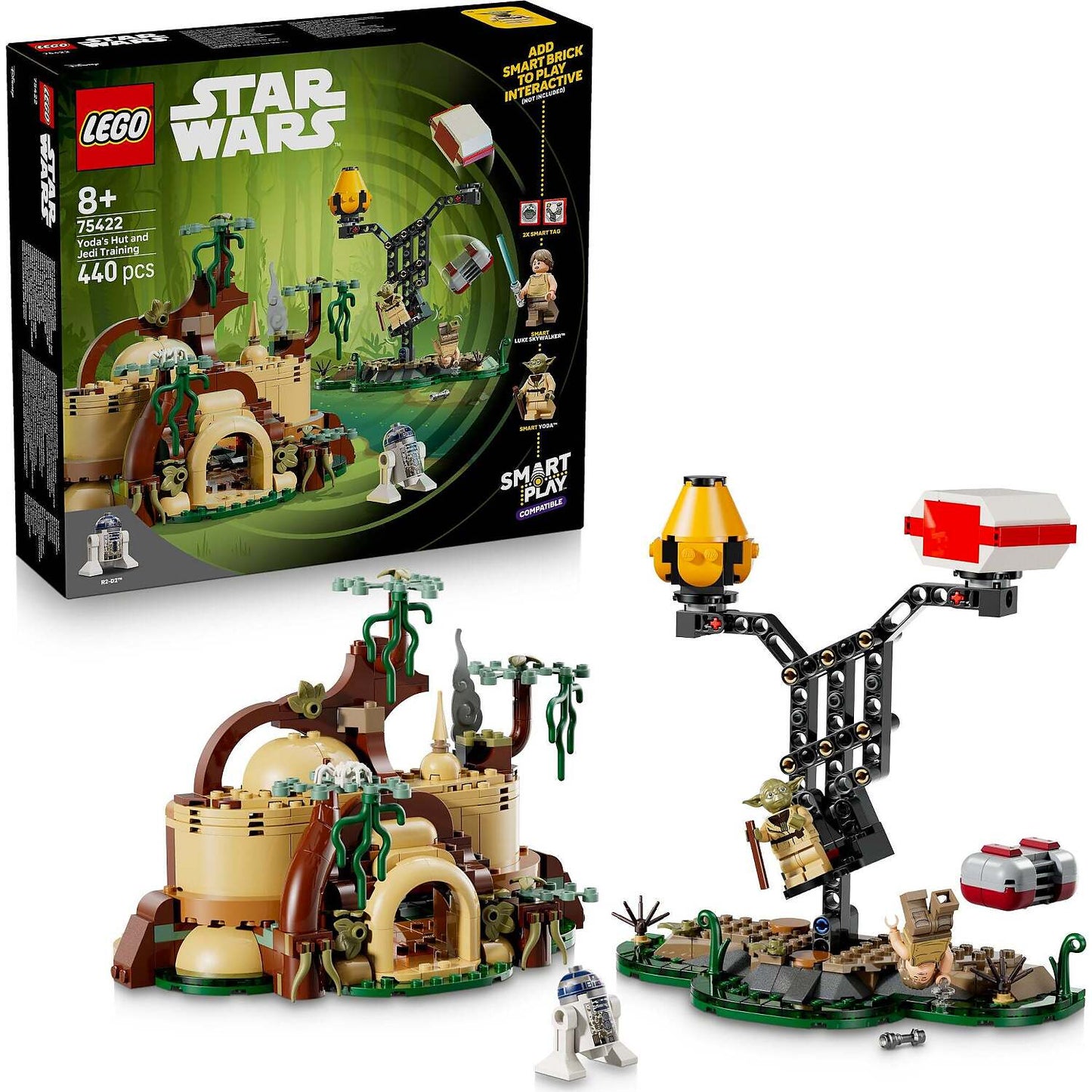 LEGO 75422 SMART Play™ Compatible: Yoda's Hut and Jedi Training - Star Wars