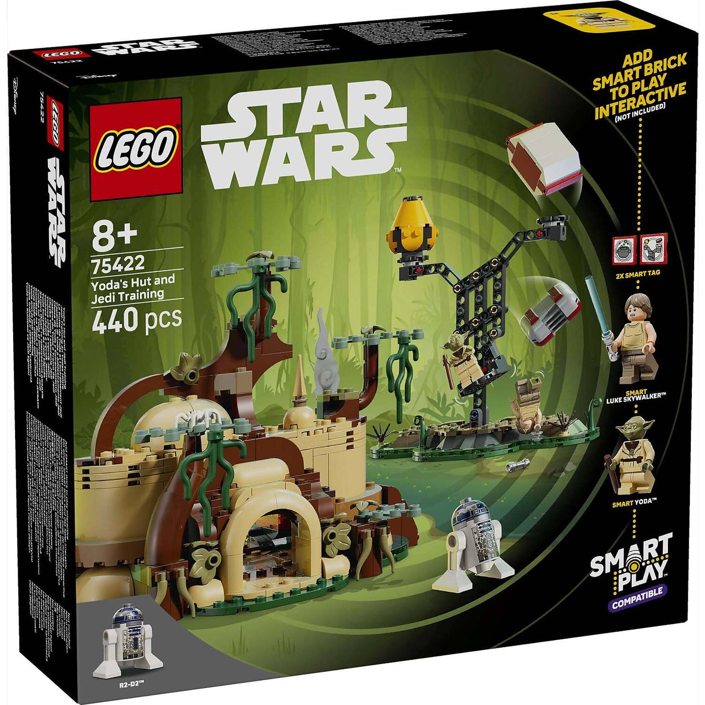 LEGO 75422 SMART Play™ Compatible: Yoda's Hut and Jedi Training - Star Wars