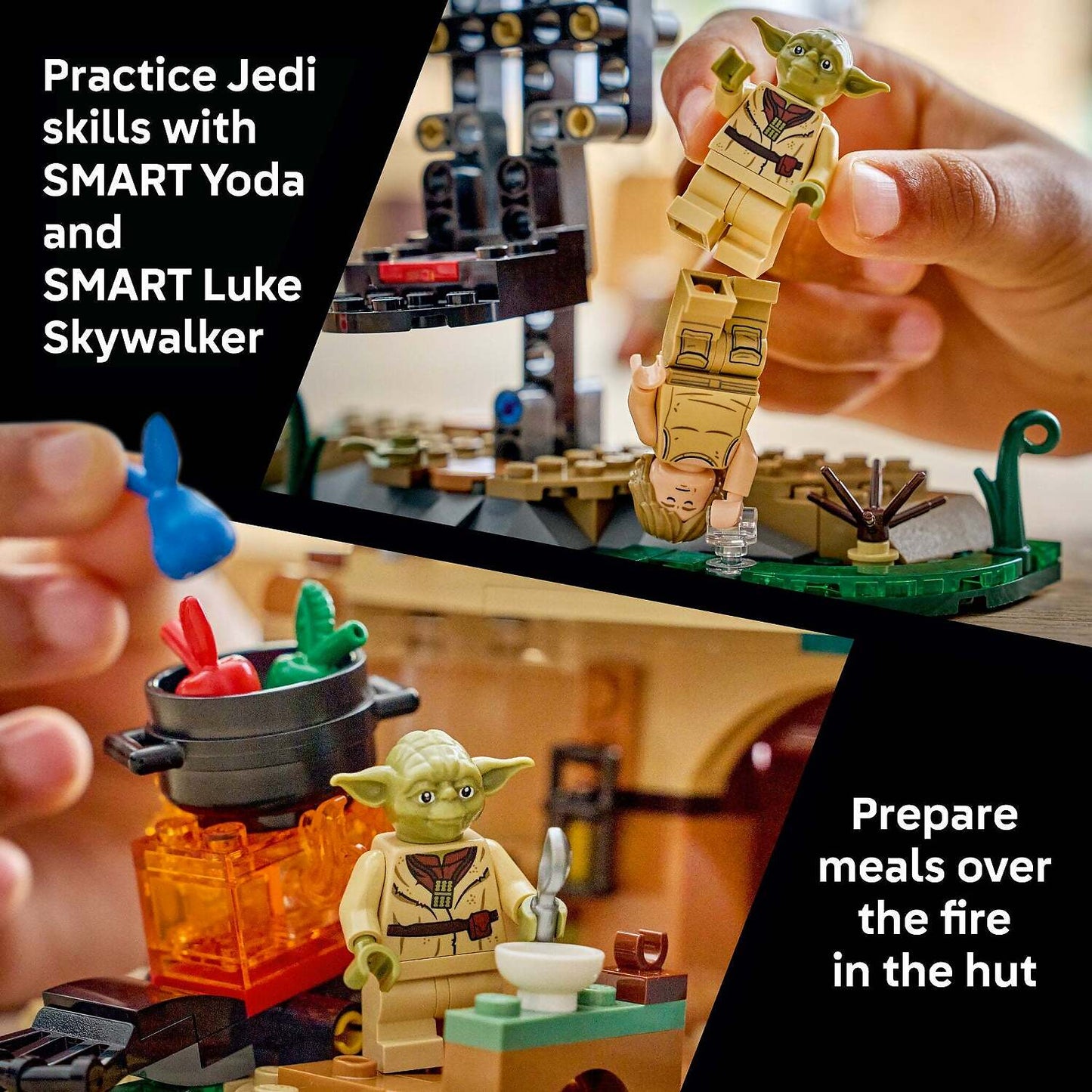 LEGO 75422 SMART Play™ Compatible: Yoda's Hut and Jedi Training - Star Wars