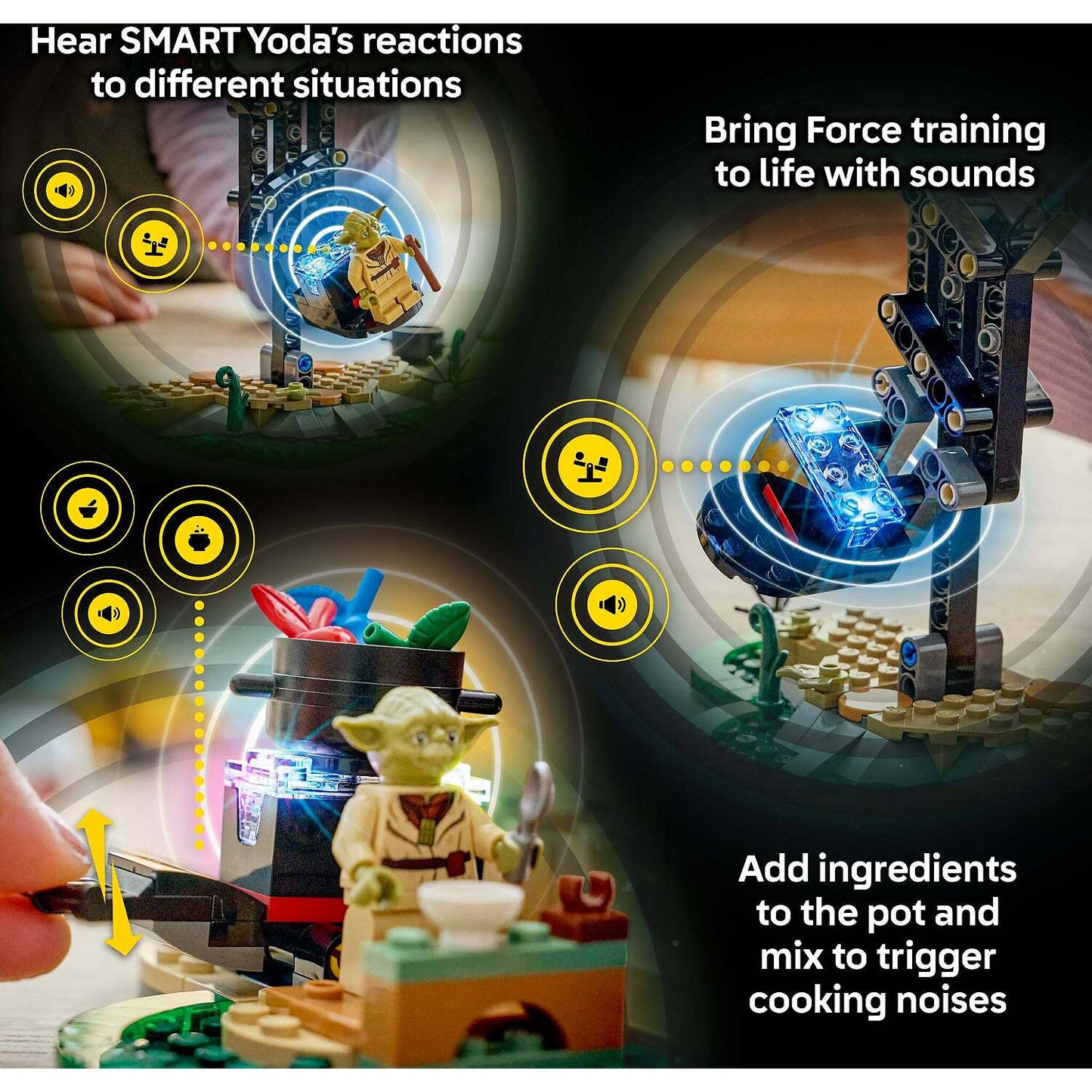 LEGO 75422 SMART Play™ Compatible: Yoda's Hut and Jedi Training - Star Wars