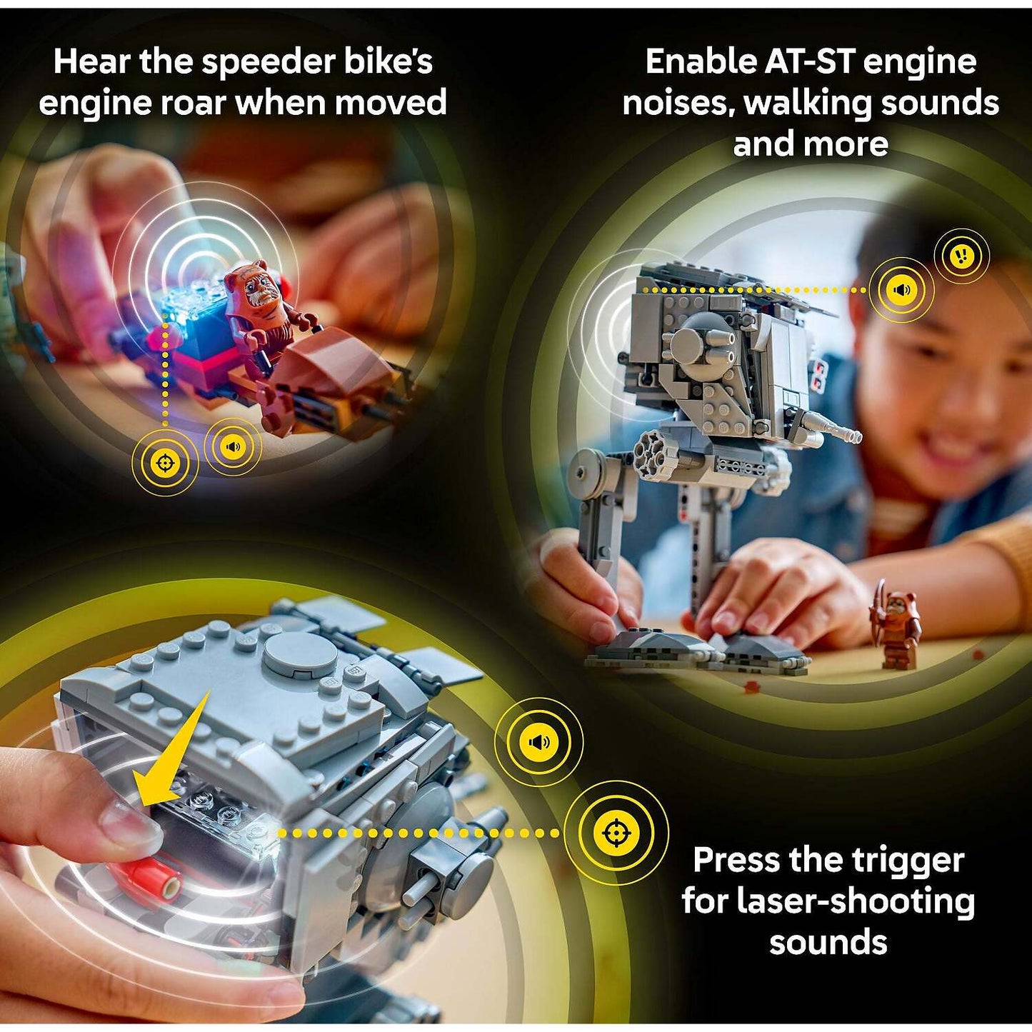 LEGO 75424 SMART Play™ Compatible: AT-ST™ Attack on Endor - Star Wars