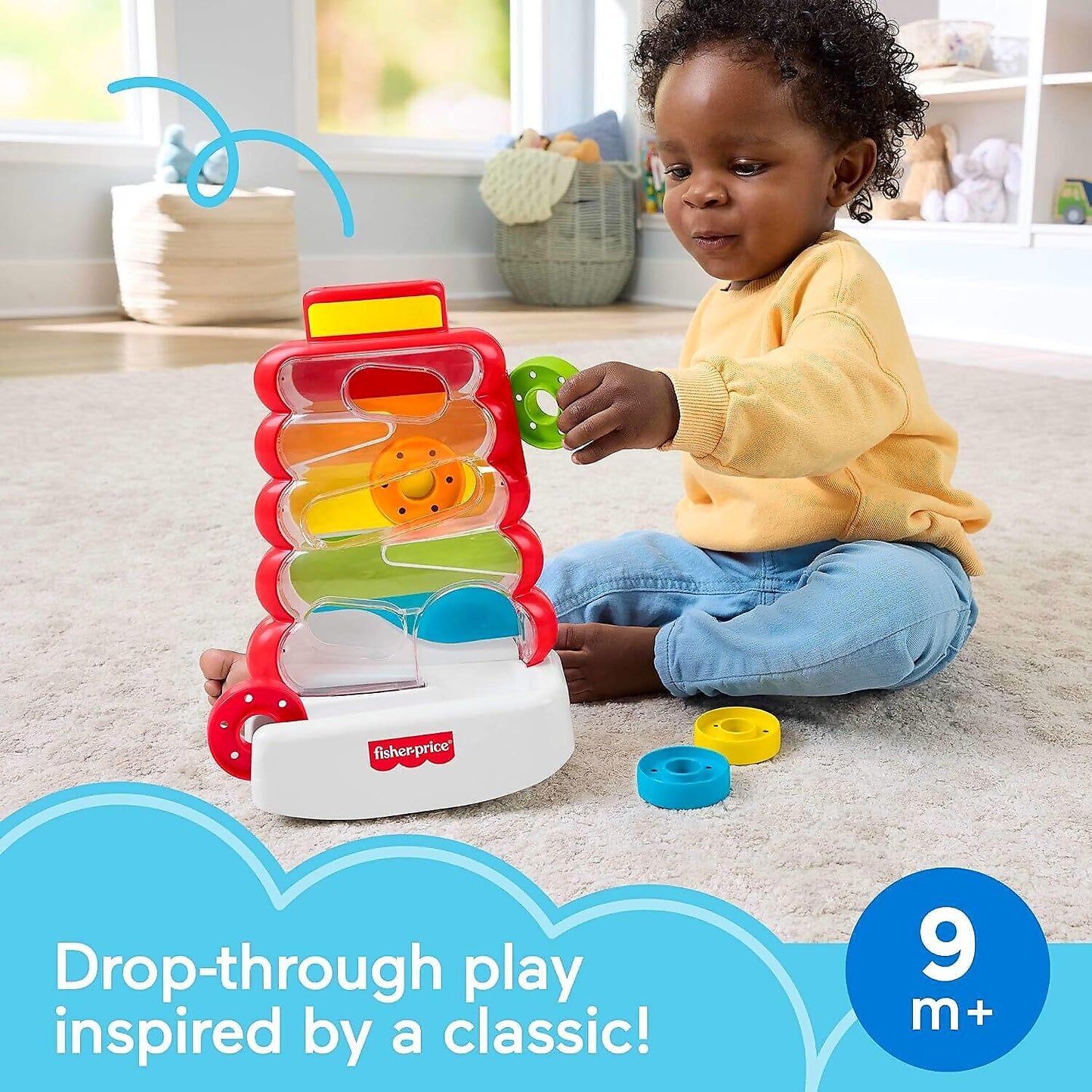 Fisher-Price - Drop Through Rock-A-Stack - Mattel