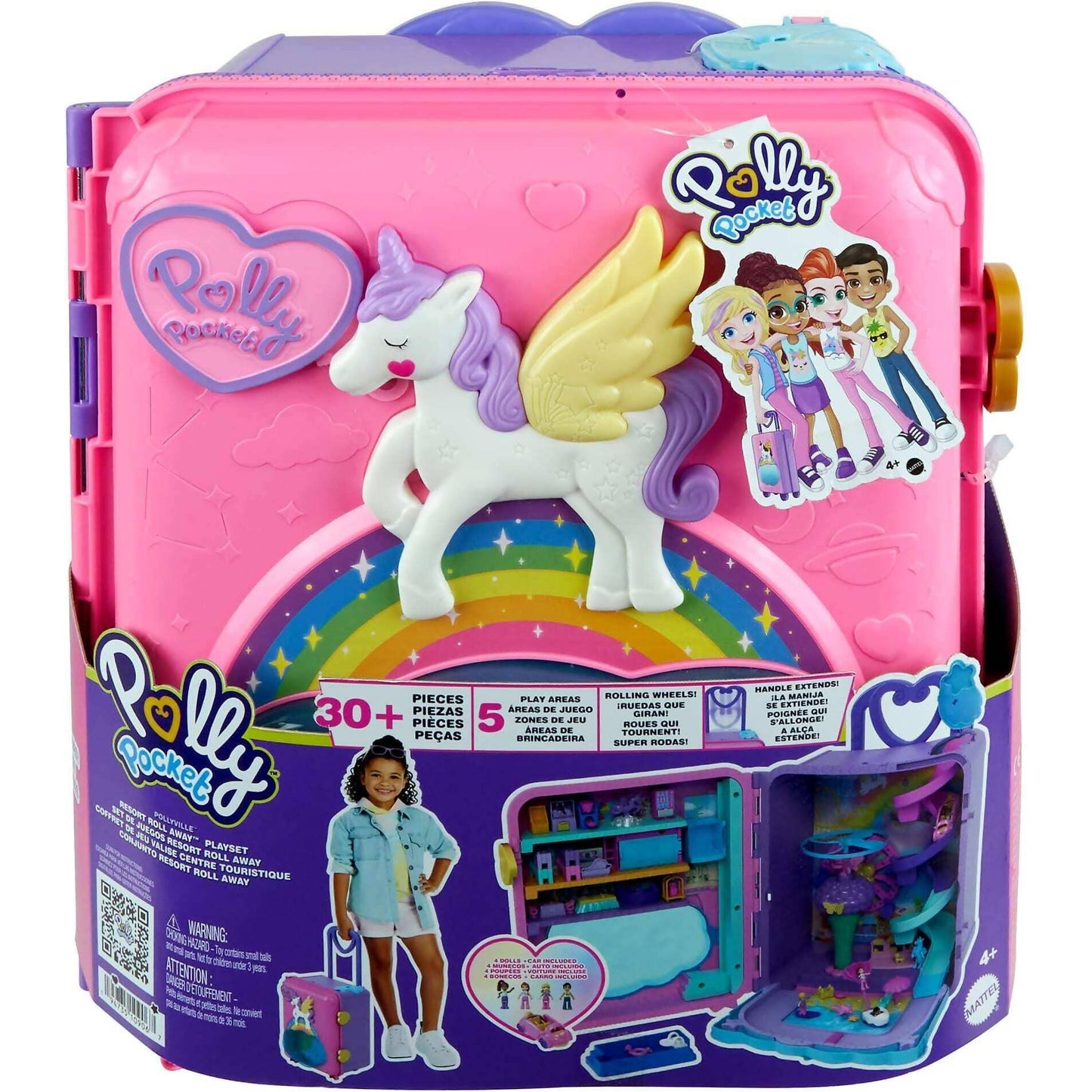 Polly Pocket - Dolls Pollyville Resort Roll Away Playset