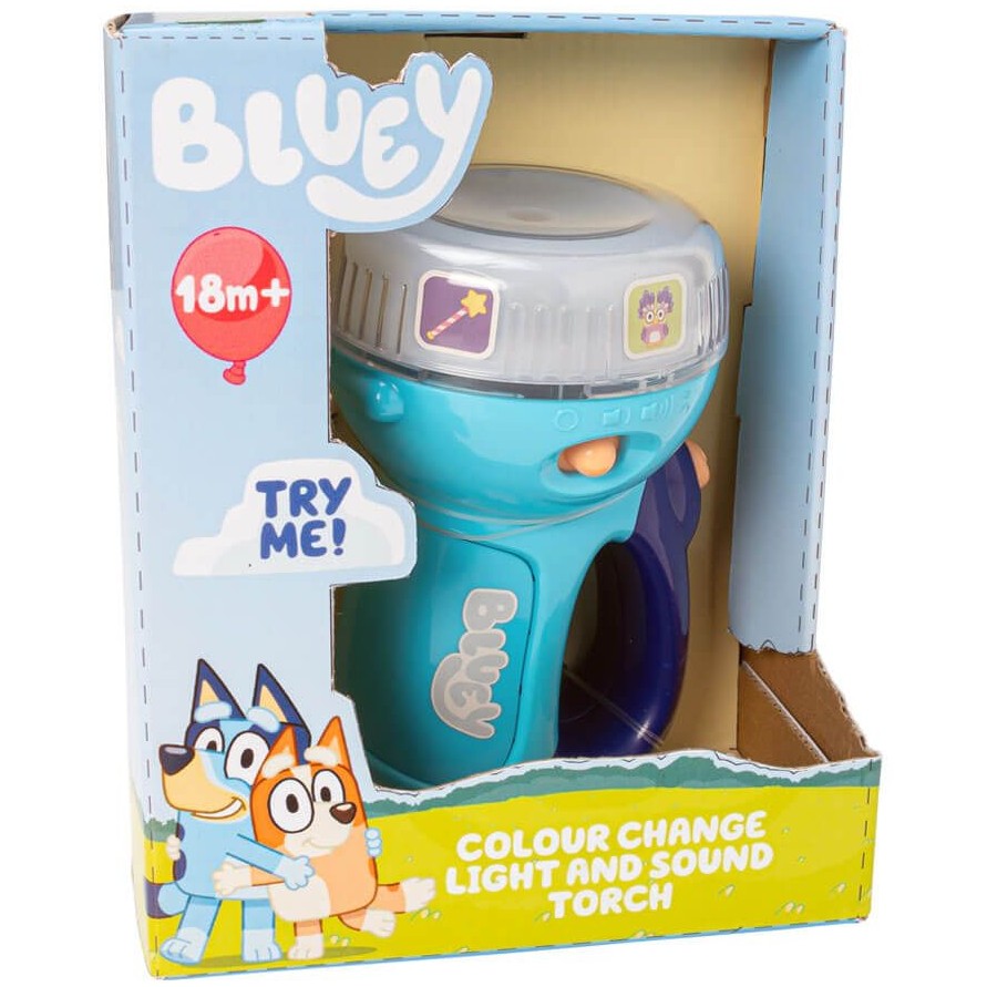 Bluey - Colour Change Light & Sound Torch