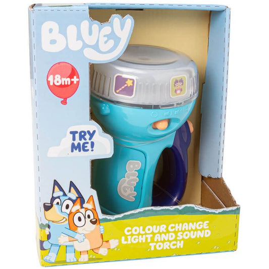Bluey - Colour Change Light & Sound Torch